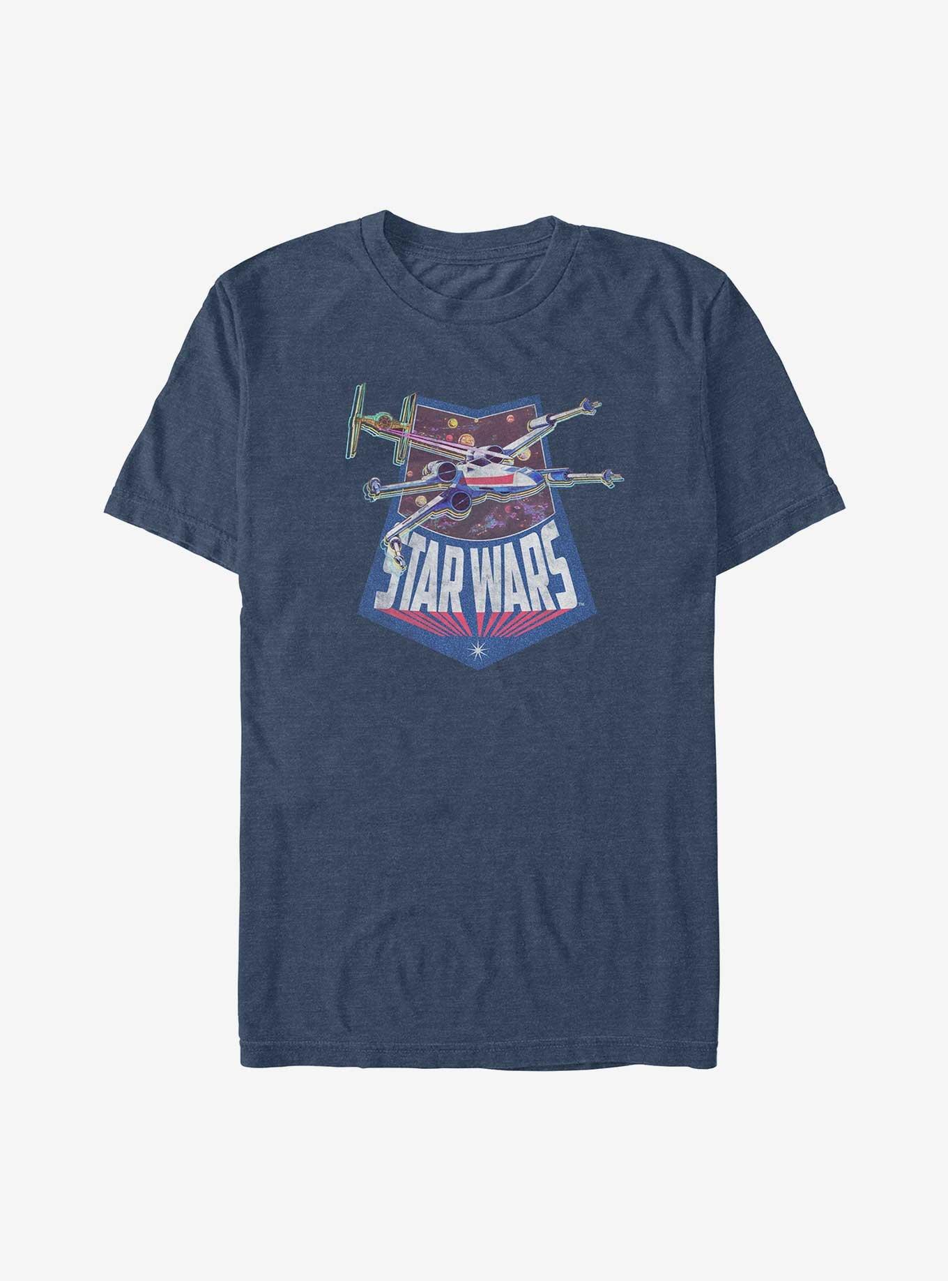 Star Wars Get Caught T-Shirt, NAVY HTR, hi-res