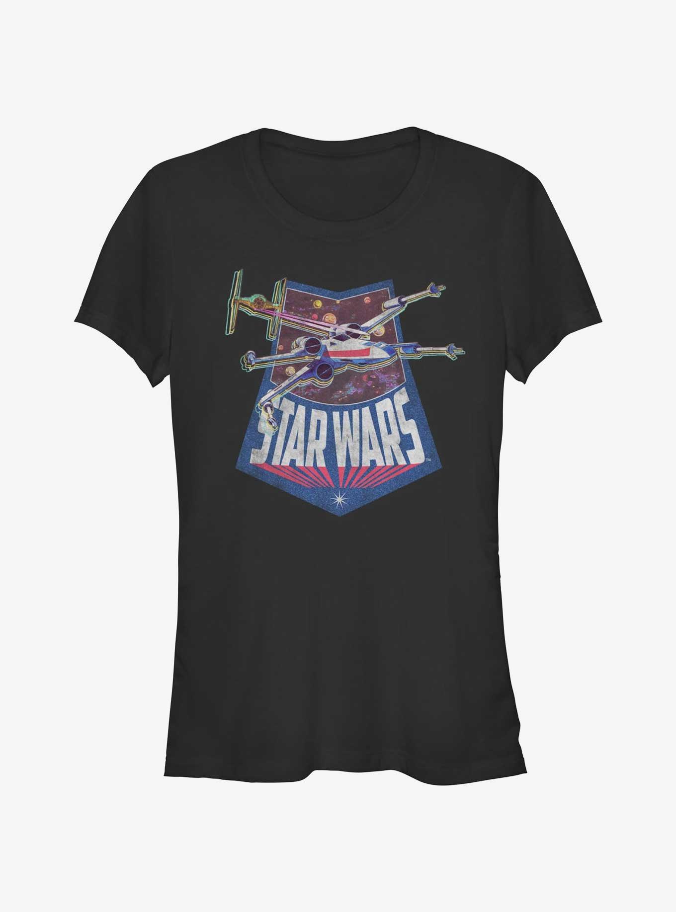 Star Wars Get Caught Girls T-Shirt, BLACK, hi-res