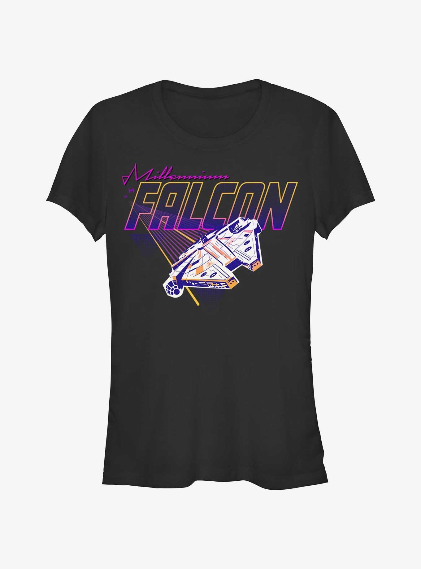 Star Wars Millennium Falcon Racing Girls T-Shirt, BLACK, hi-res