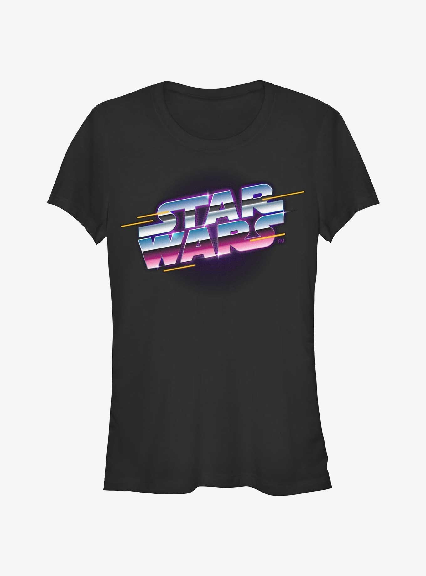 Star Wars Chrome Logo Girls T-Shirt, , hi-res