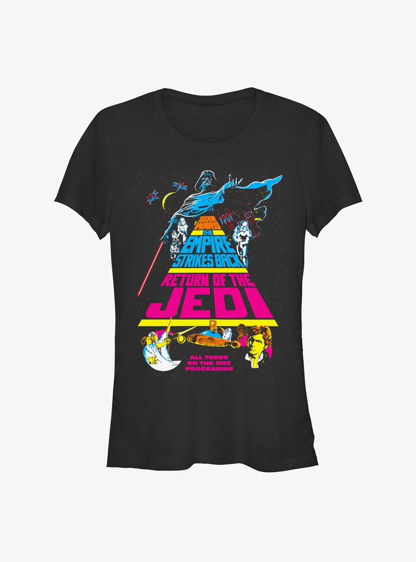 Star Wars Opening Crawl Girls T-Shirt, BLACK, hi-res