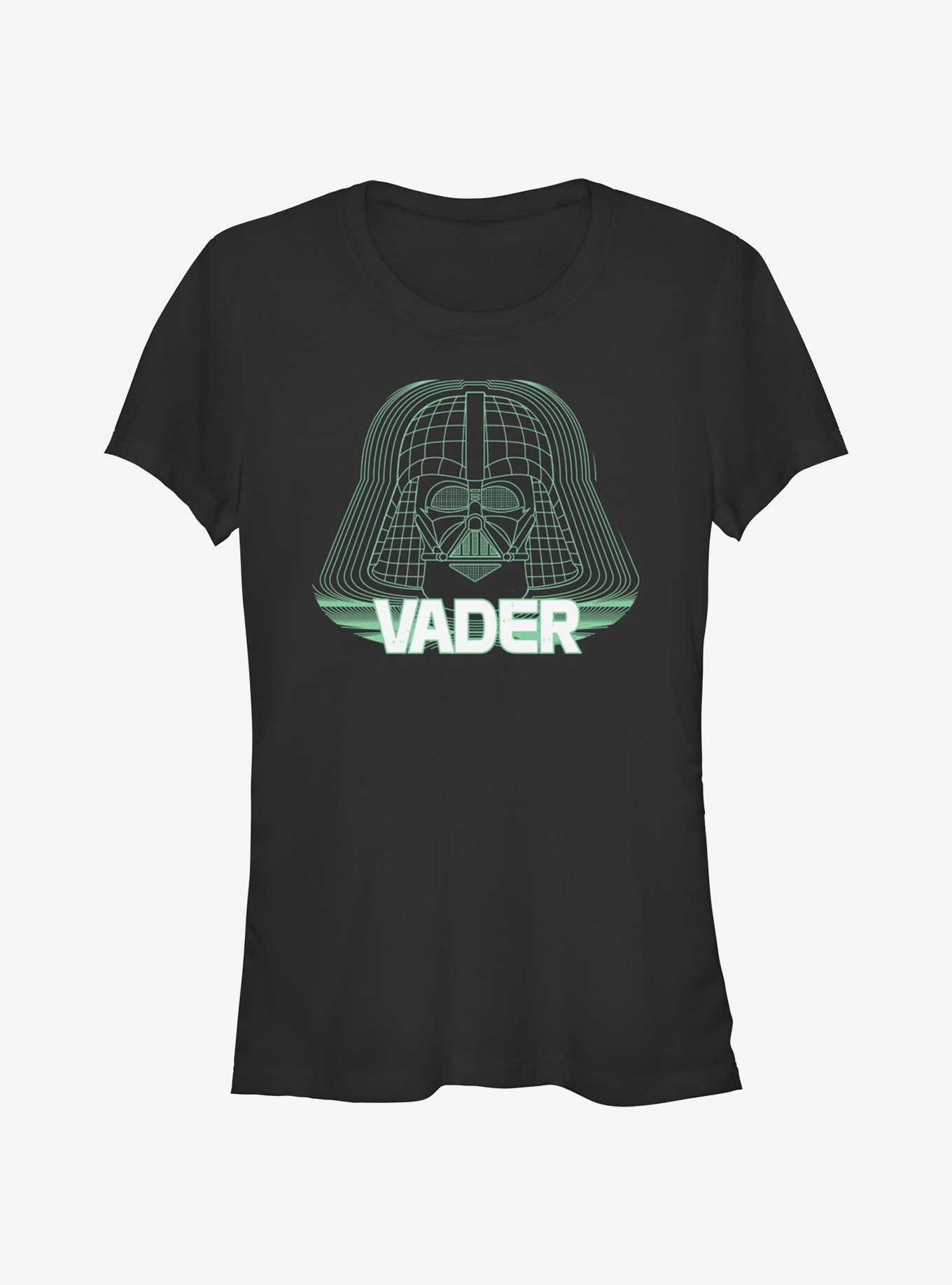 Star Wars Vader Lines Girls T-Shirt, BLACK, hi-res