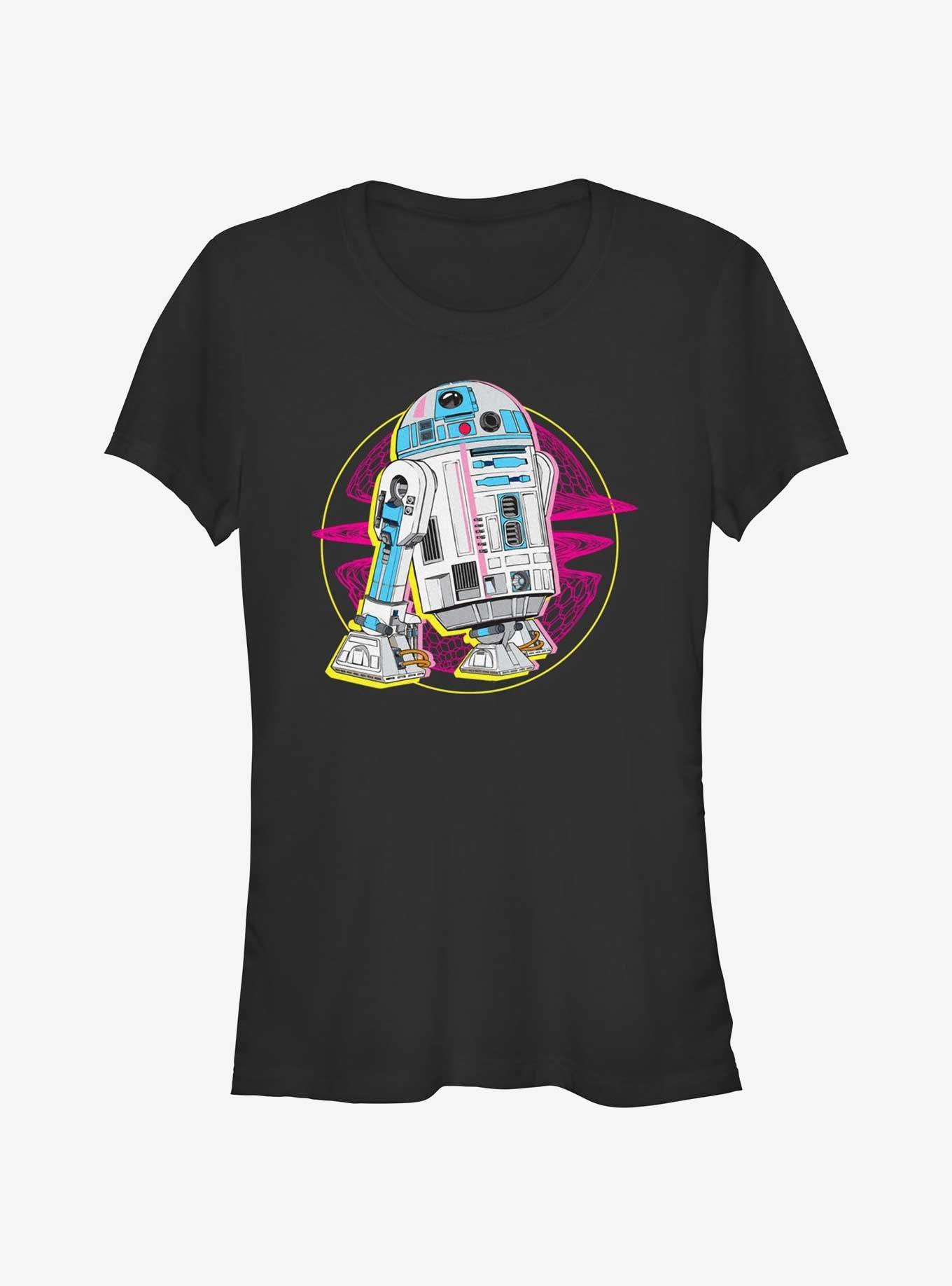 Star Wars R2 D2 Vaporwave Girls T-Shirt, , hi-res