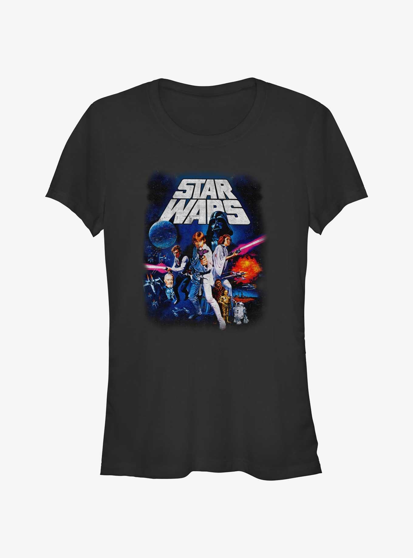 Star Wars Vintage Cast Poster Girls T-Shirt, , hi-res
