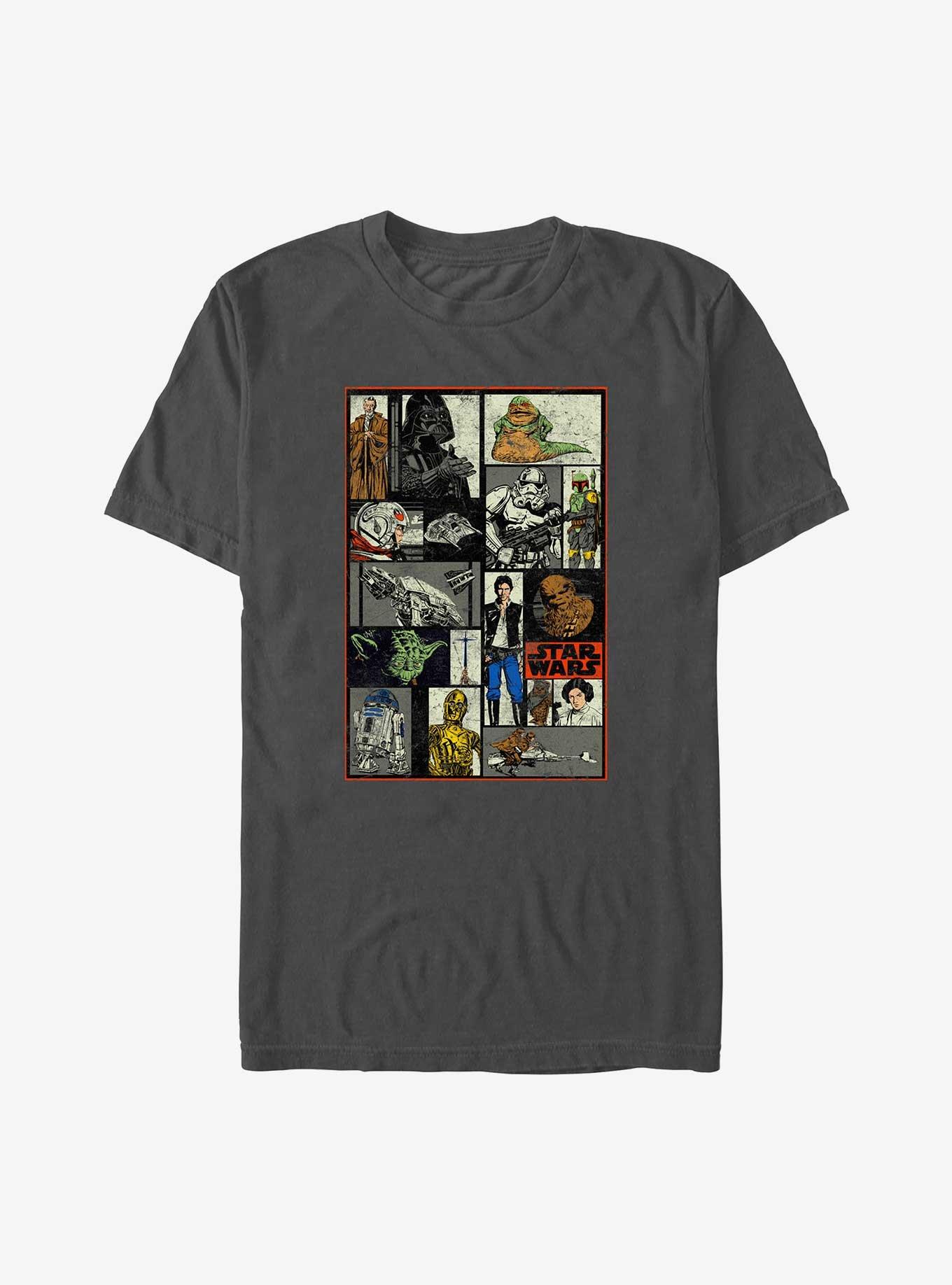 Star Wars Back To Boxes T-Shirt, CHARCOAL, hi-res