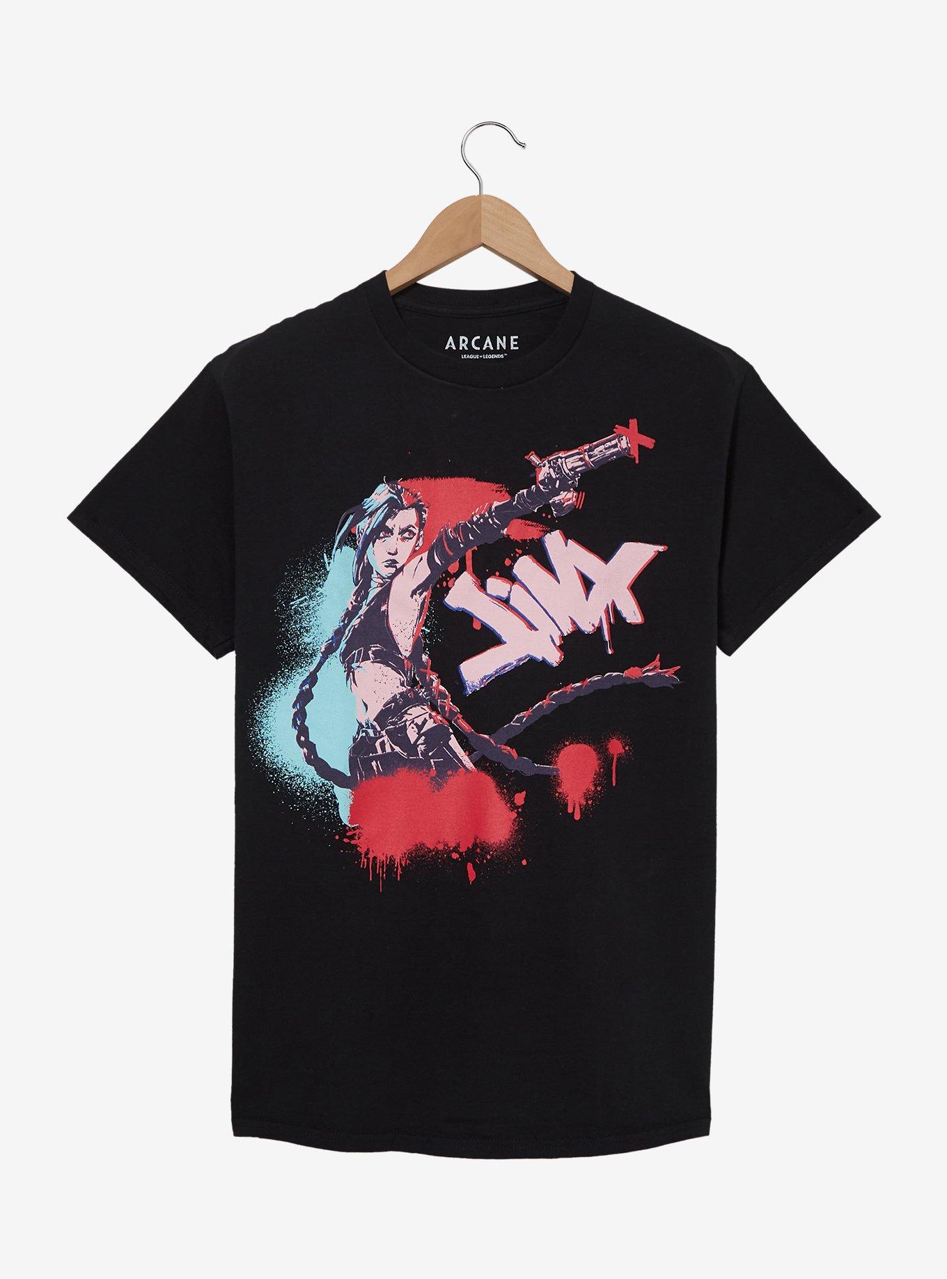 Arcane Jinx Graffiti T-Shirt,All Products : American Fashion Style Bags On Sale