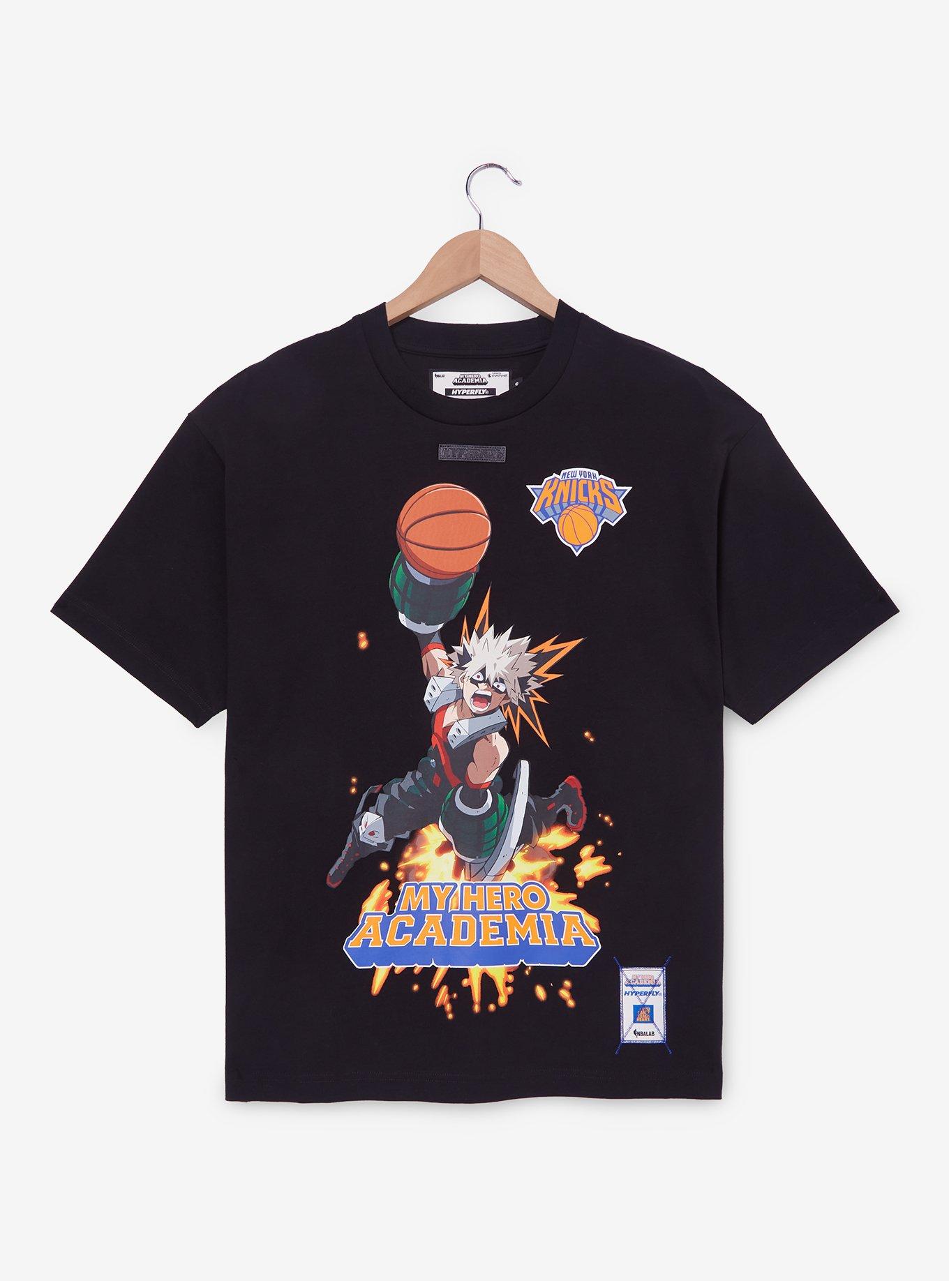 Hyperfly NBA x My Hero Academia Bakugo New York Knicks T-Shirt - BoxLunch Exclusive, , hi-res