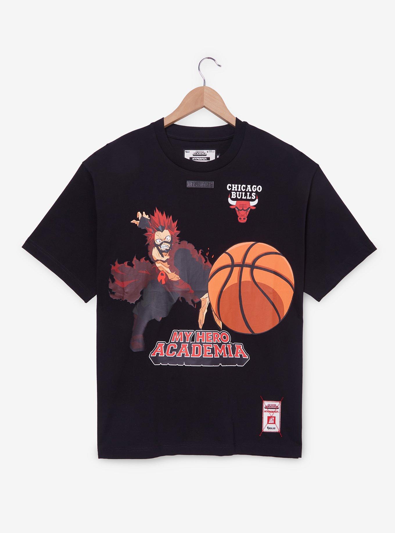 Hyperfly NBA x My Hero Academia Kirishima Chicago Bulls T-Shirt - BoxLunch Exclusive, , hi-res