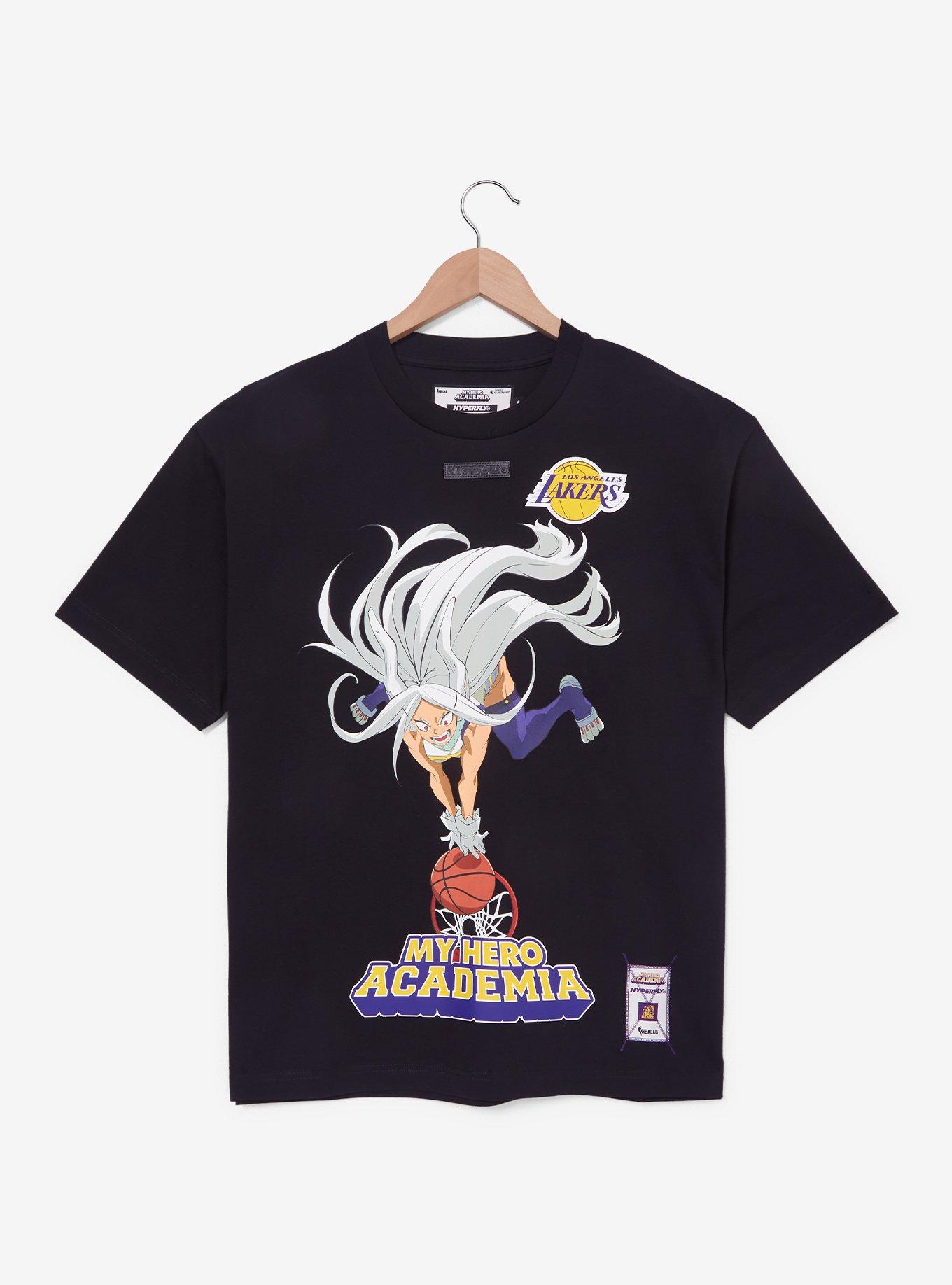 Hyperfly NBA x My Hero Academia Mirko Los Angeles Lakers T-Shirt
