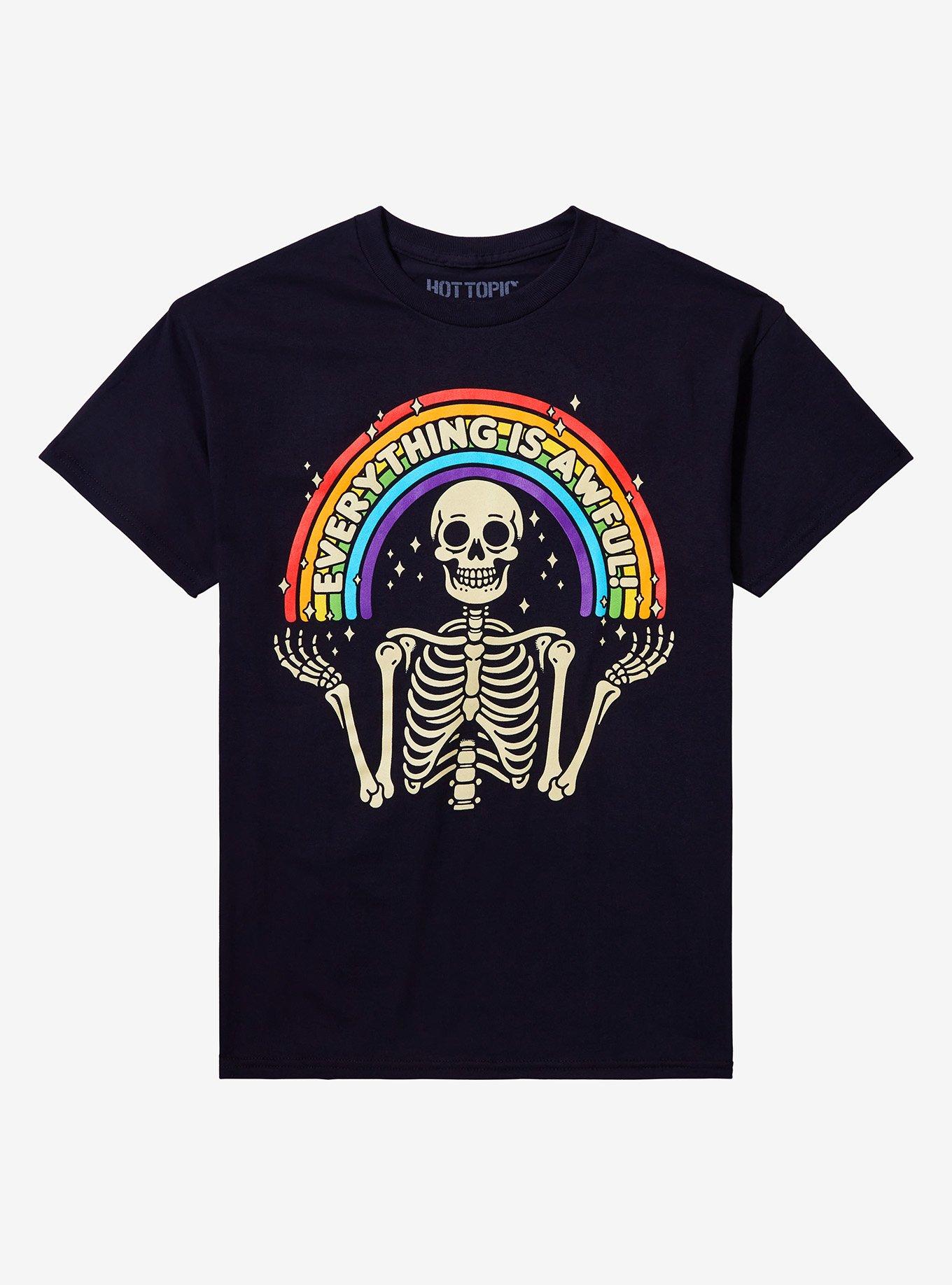 Everything Is Awful Skeleton T-Shirt, , hi-res