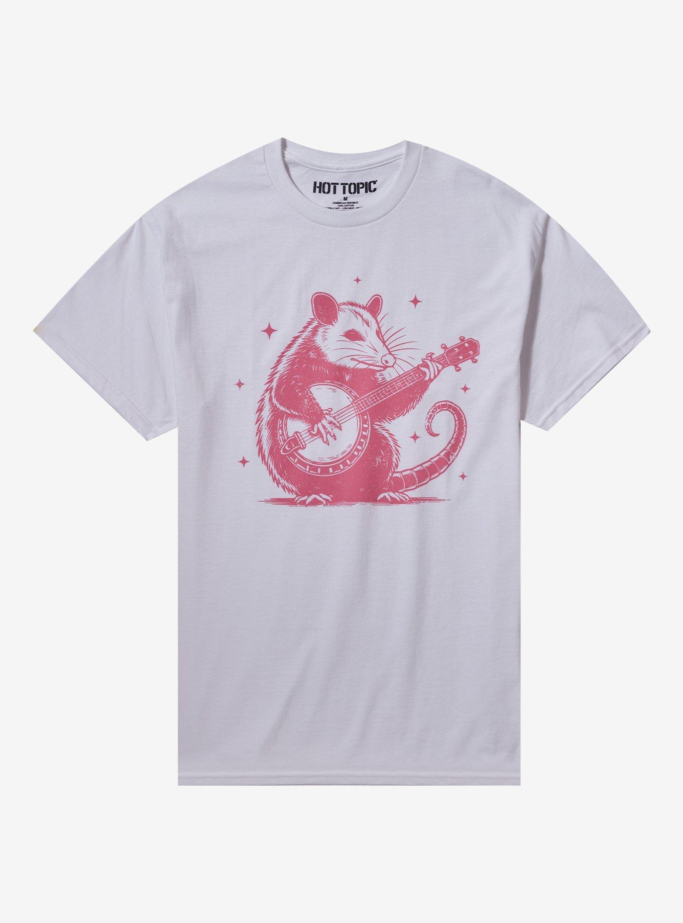 Possum Playing Banjo T-Shirt, , hi-res