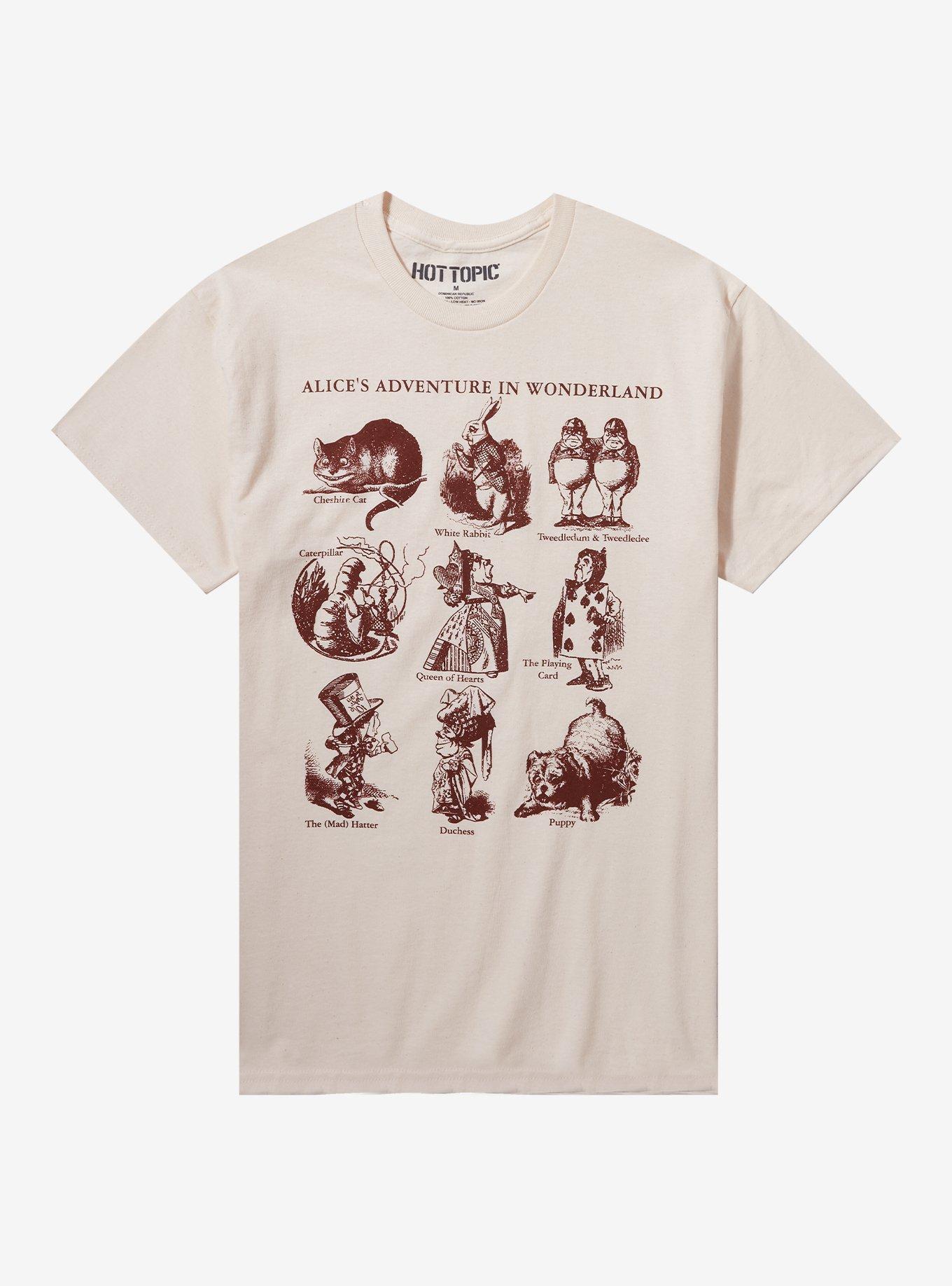 Alice's Adventures In Wonderland Grid T-Shirt, , hi-res