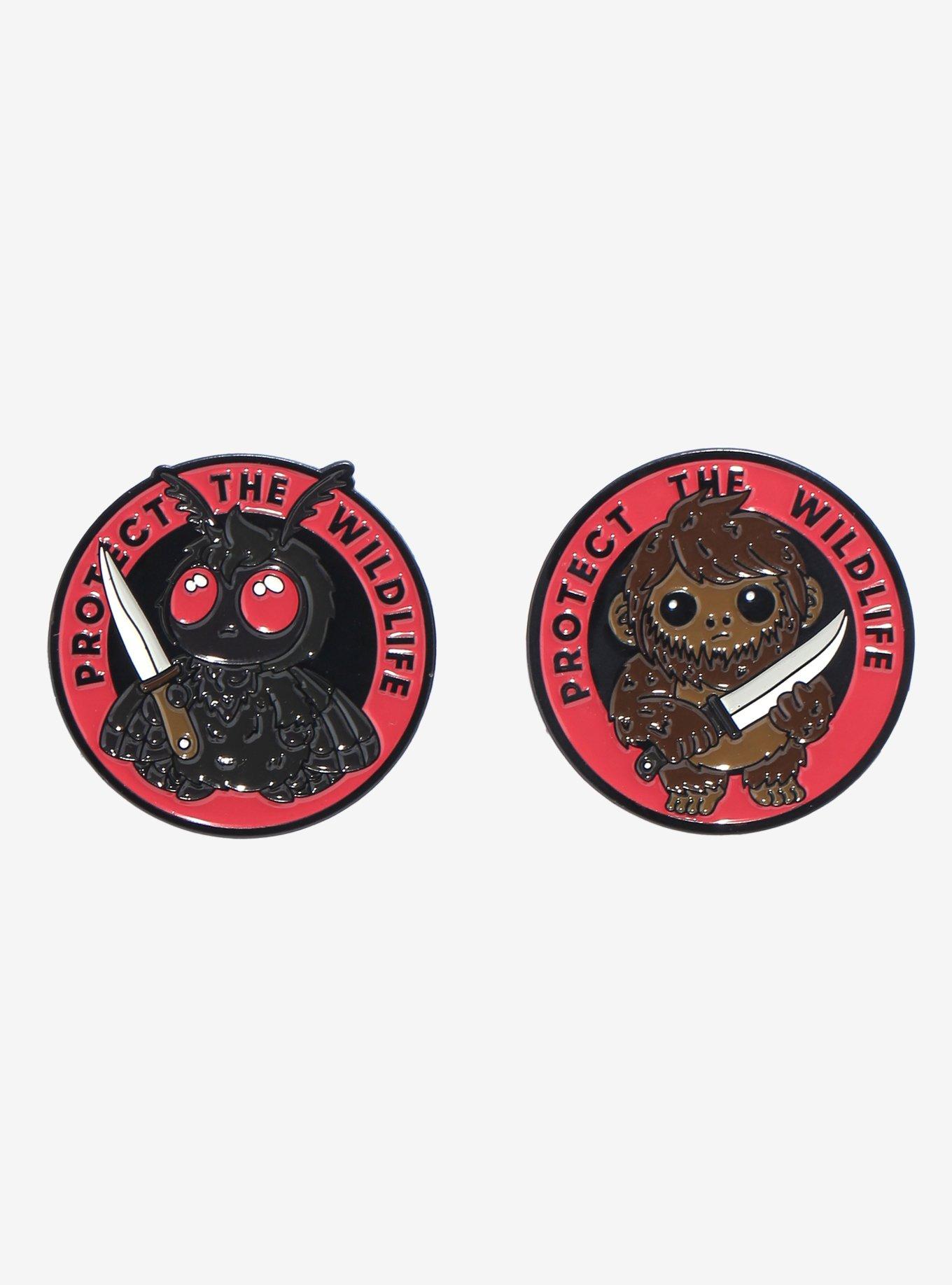 Protect The Wildlife Cryptids Enamel Pin Set, , hi-res