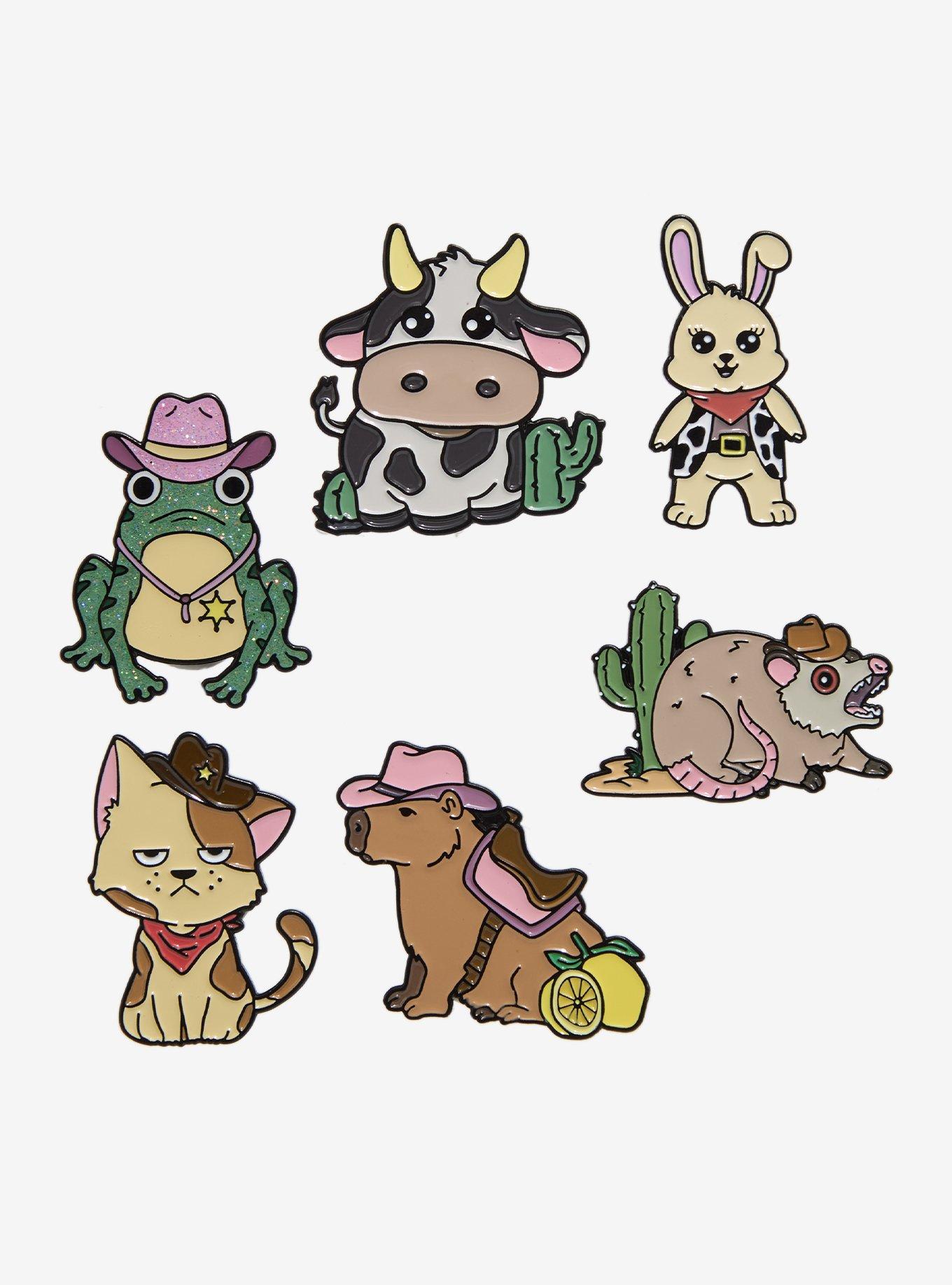 Wild West Critter Blind Box Enamel Pin, , hi-res