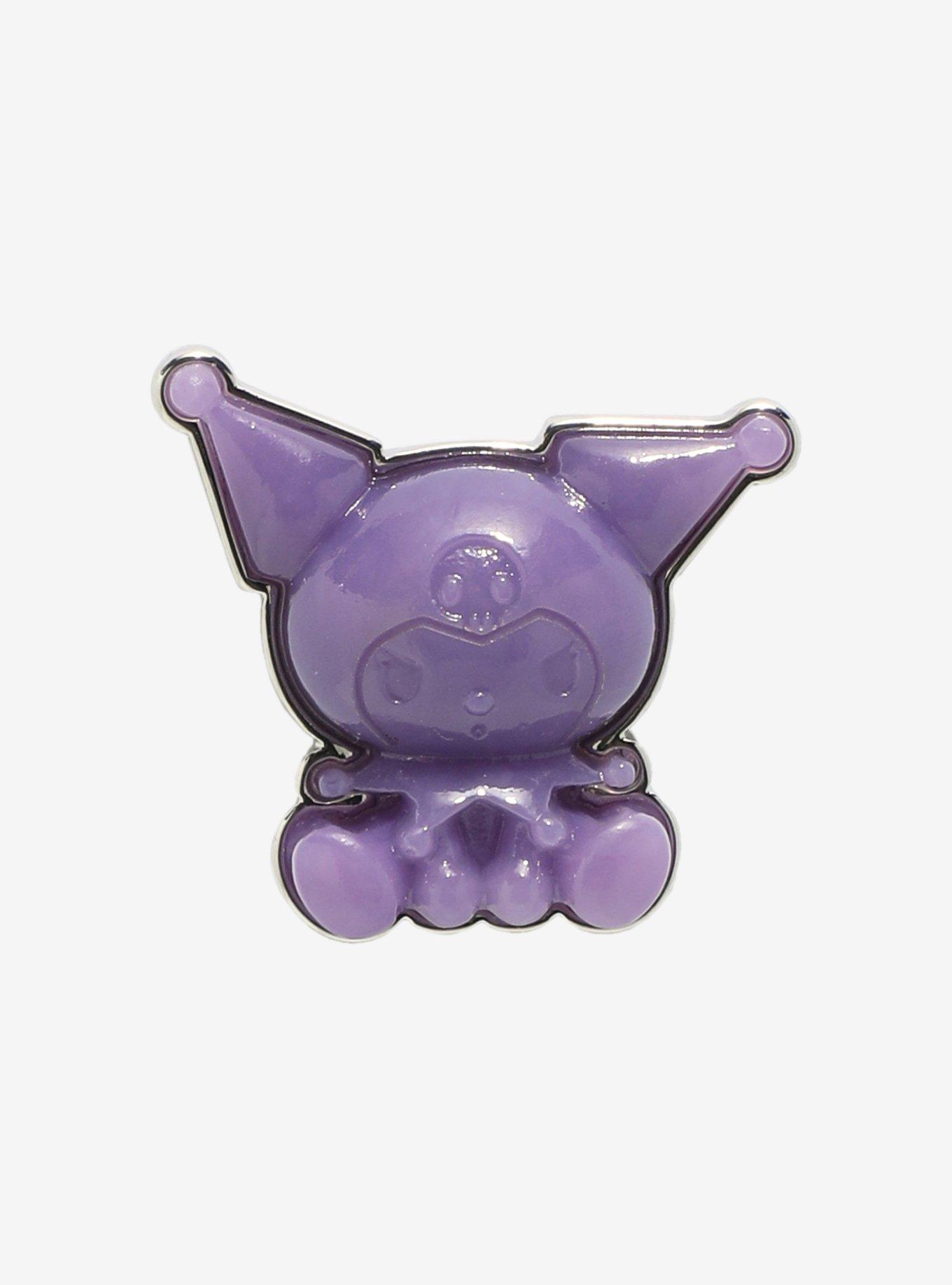Kuromi Amethyst Enamel Pin, , hi-res