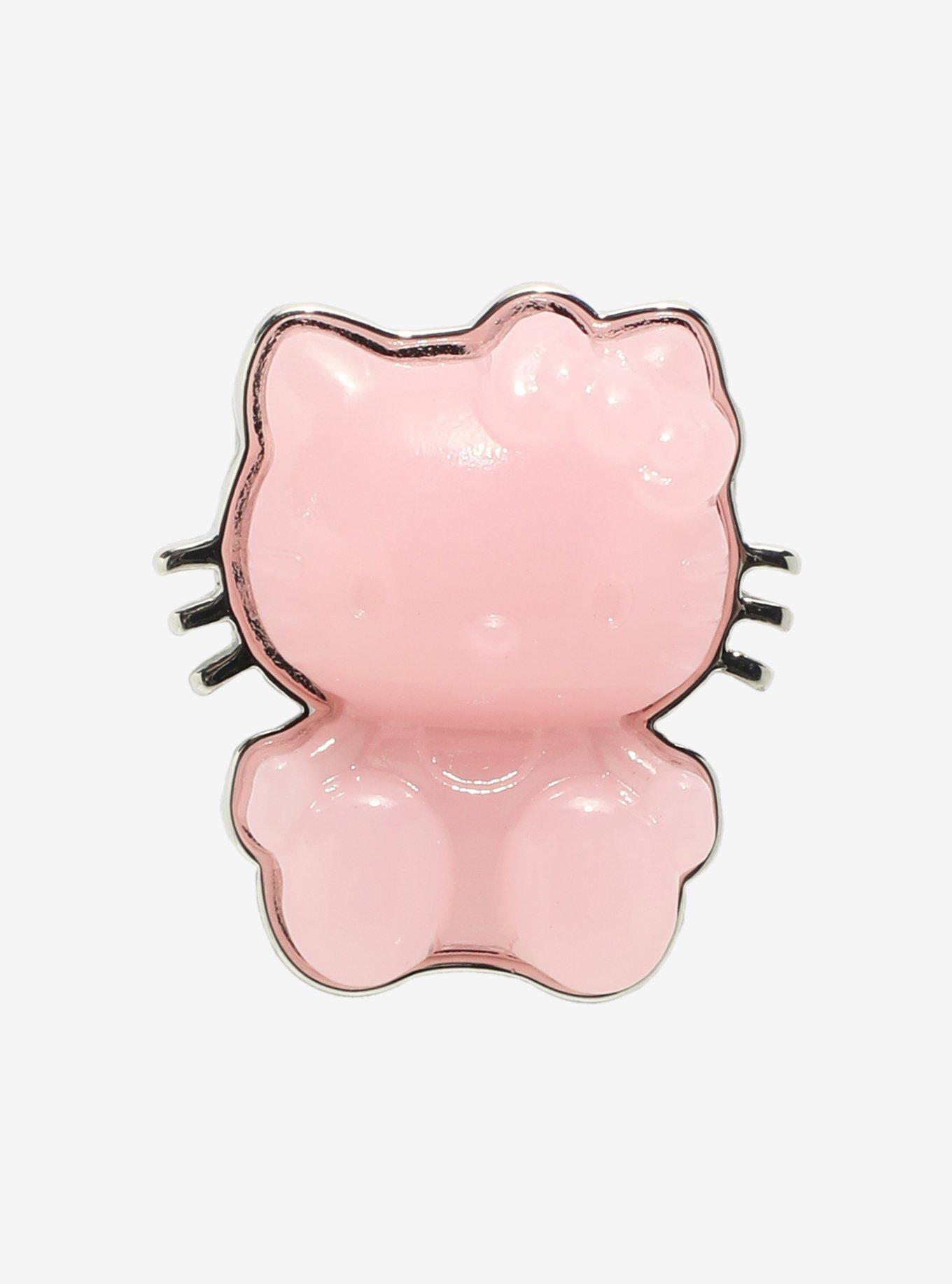 Hello Kitty Rose Quartz Enamel Pin, , hi-res