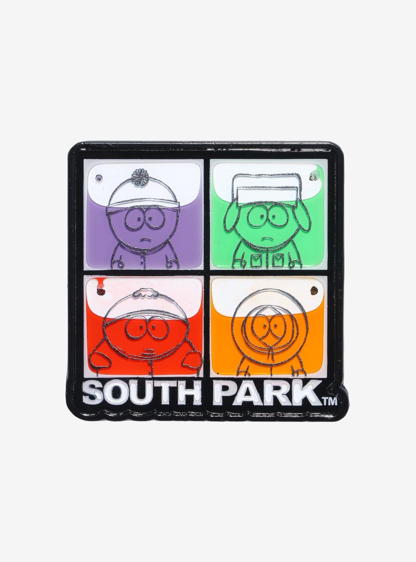 South Park Character Grid Liquid Enamel Pin, , hi-res
