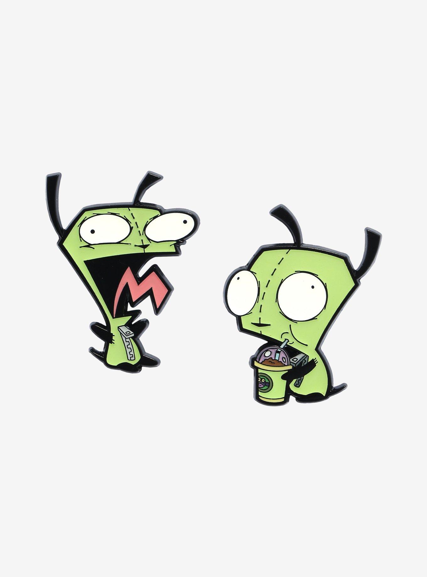 Invader Zim GIR Poses Enamel Pin Set | Hot Topic