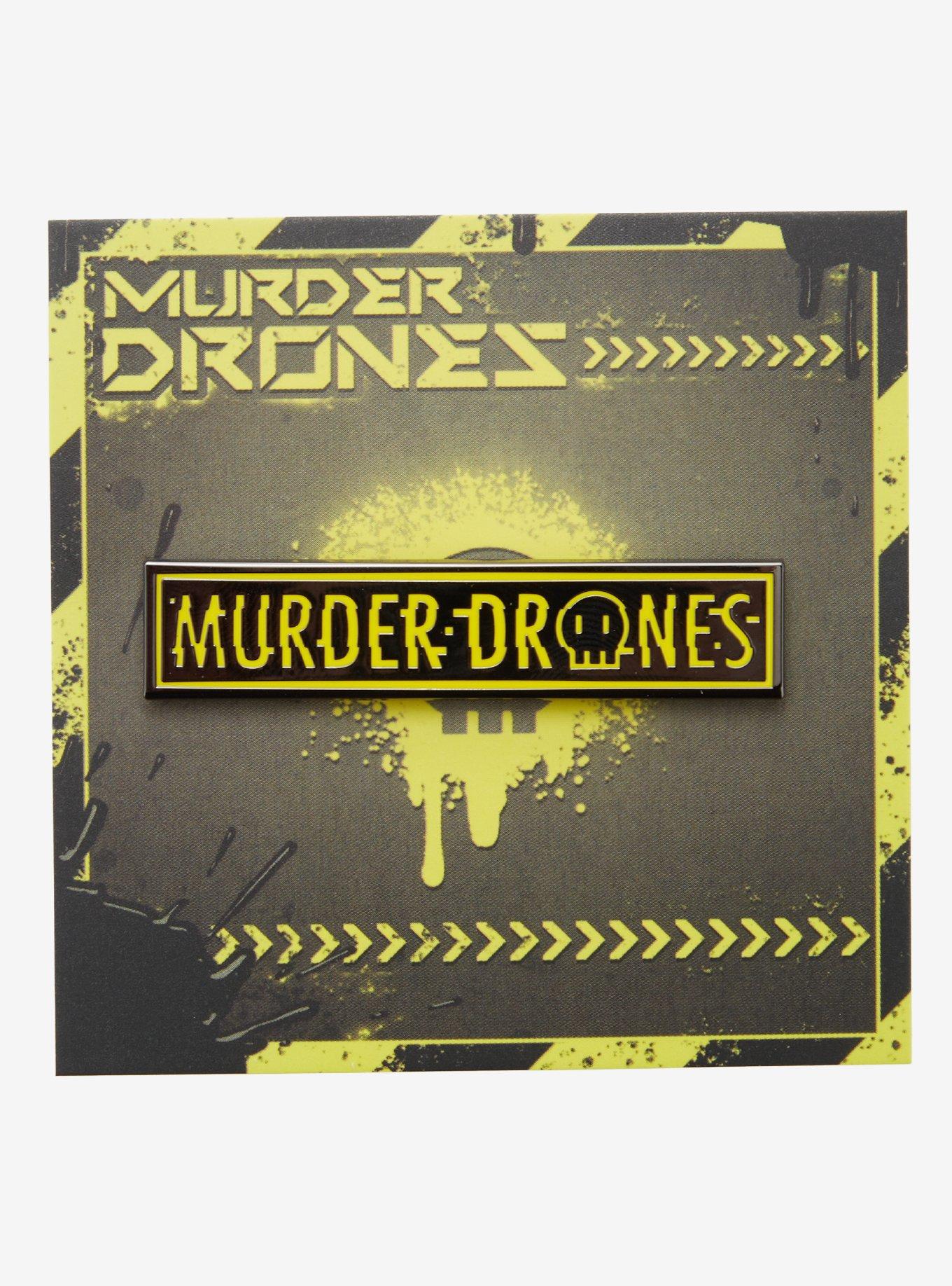 Murder Drones Logo Enamel Pin, , hi-res