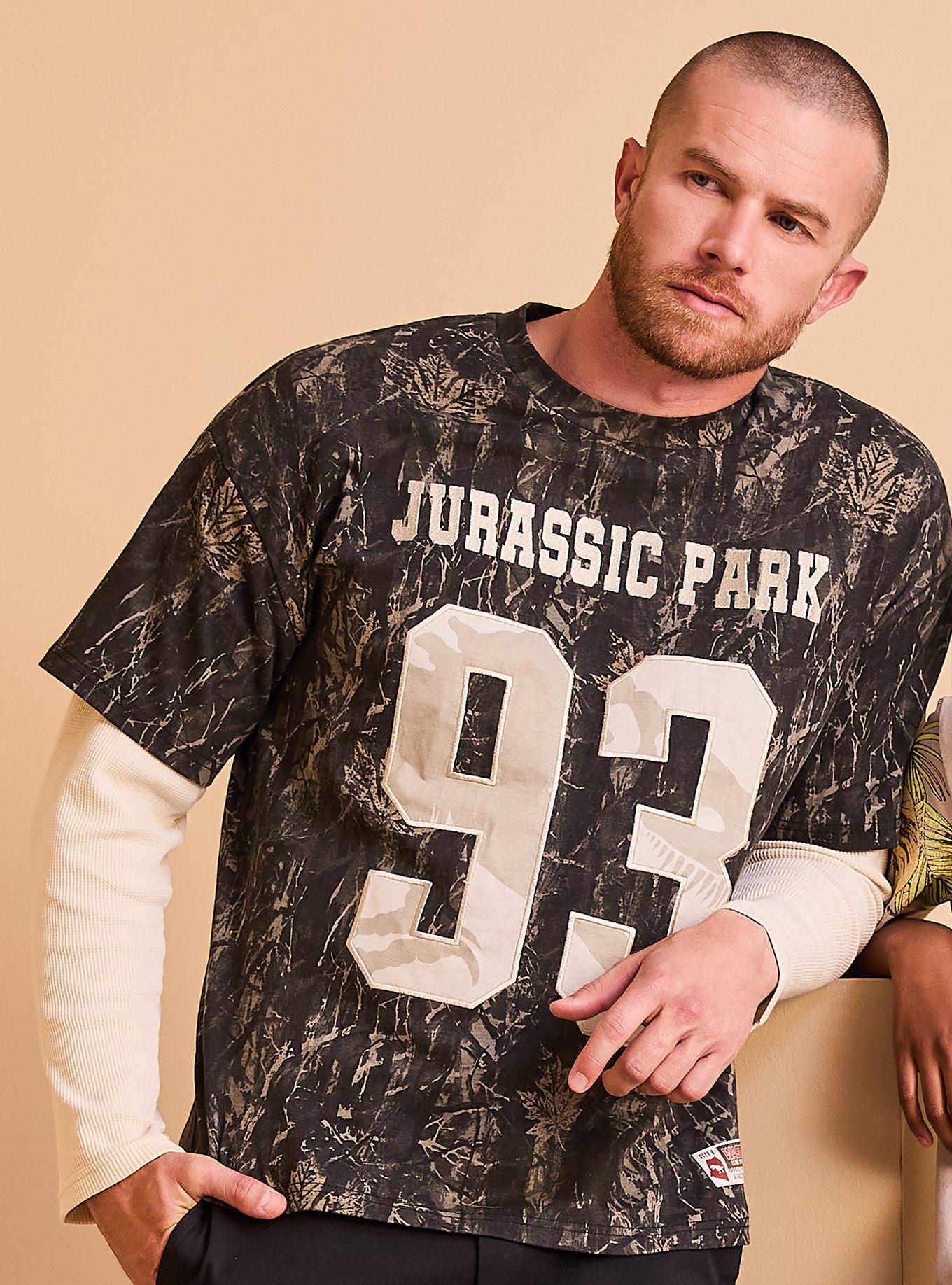 Jurassic Park Camo Layered Long Sleeve T-Shirt - BoxLunch Exclusive, , hi-res