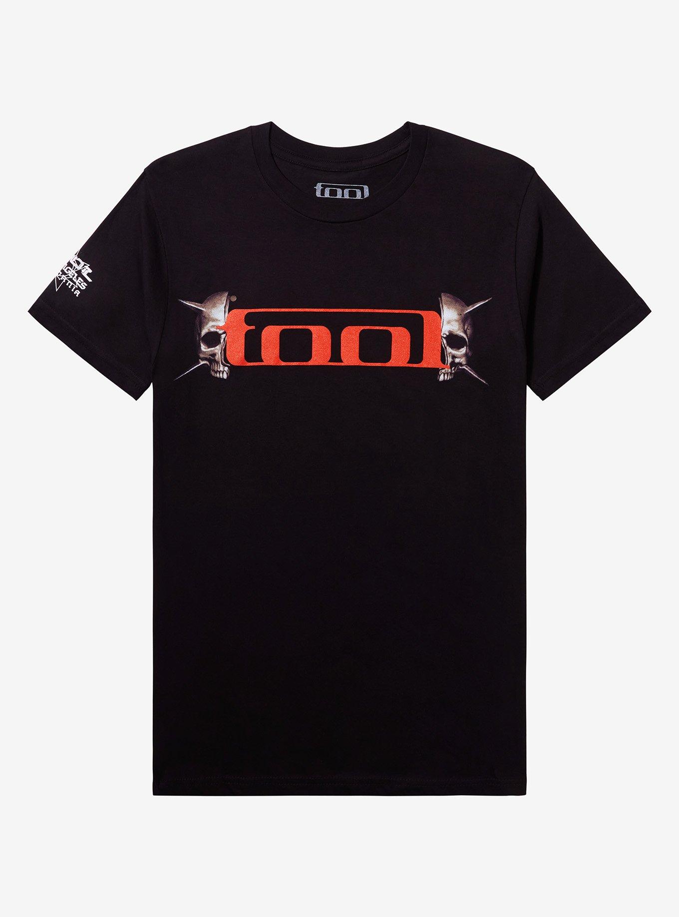 Tool Spiked Skulls Logo T-Shirt, , hi-res