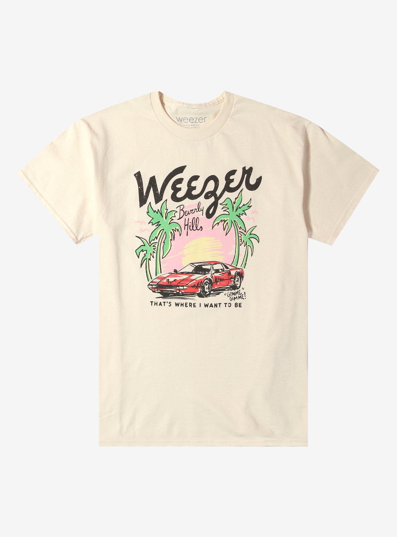 Weezer Beverly Hills Sports Car T-Shirt, , hi-res