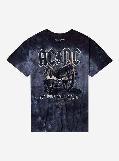 AC/DC For Those About To Rock Cannon Tie-Dye T-Shirt | Hot Topic