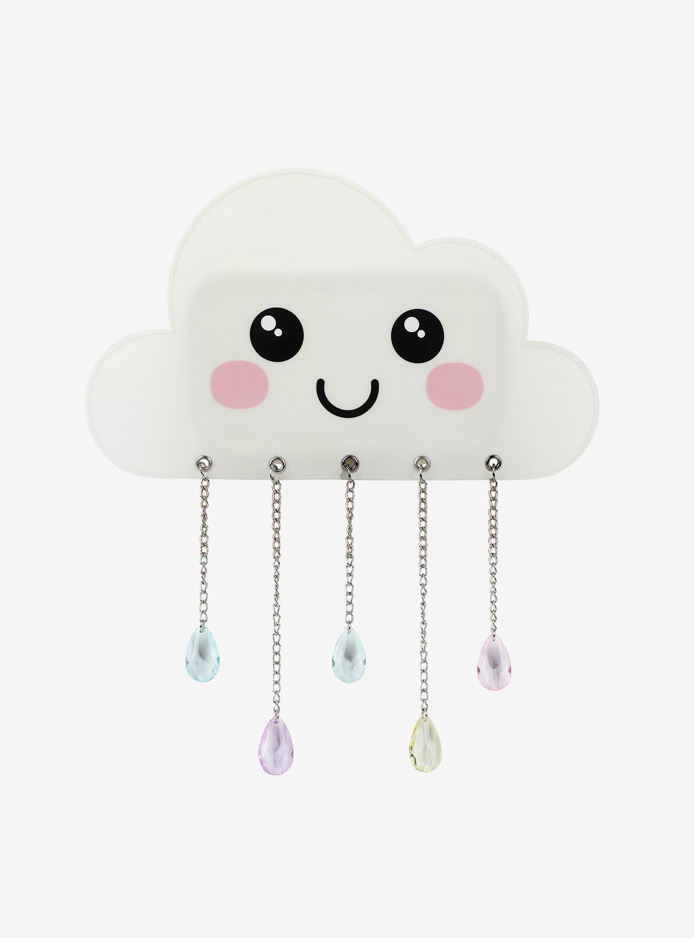 Kawaii Rain Cloud Figural Mini Backpack, , hi-res