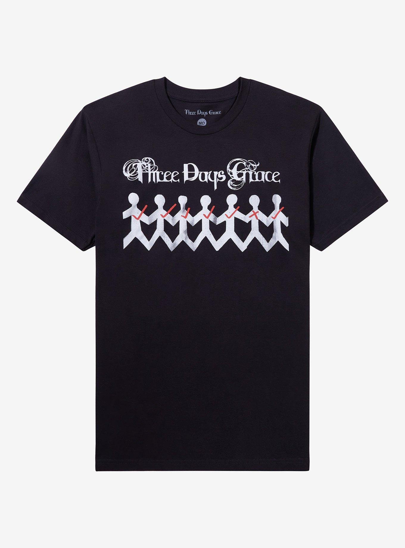 Three Days Grace One-X Paper People T-Shirt, , hi-res