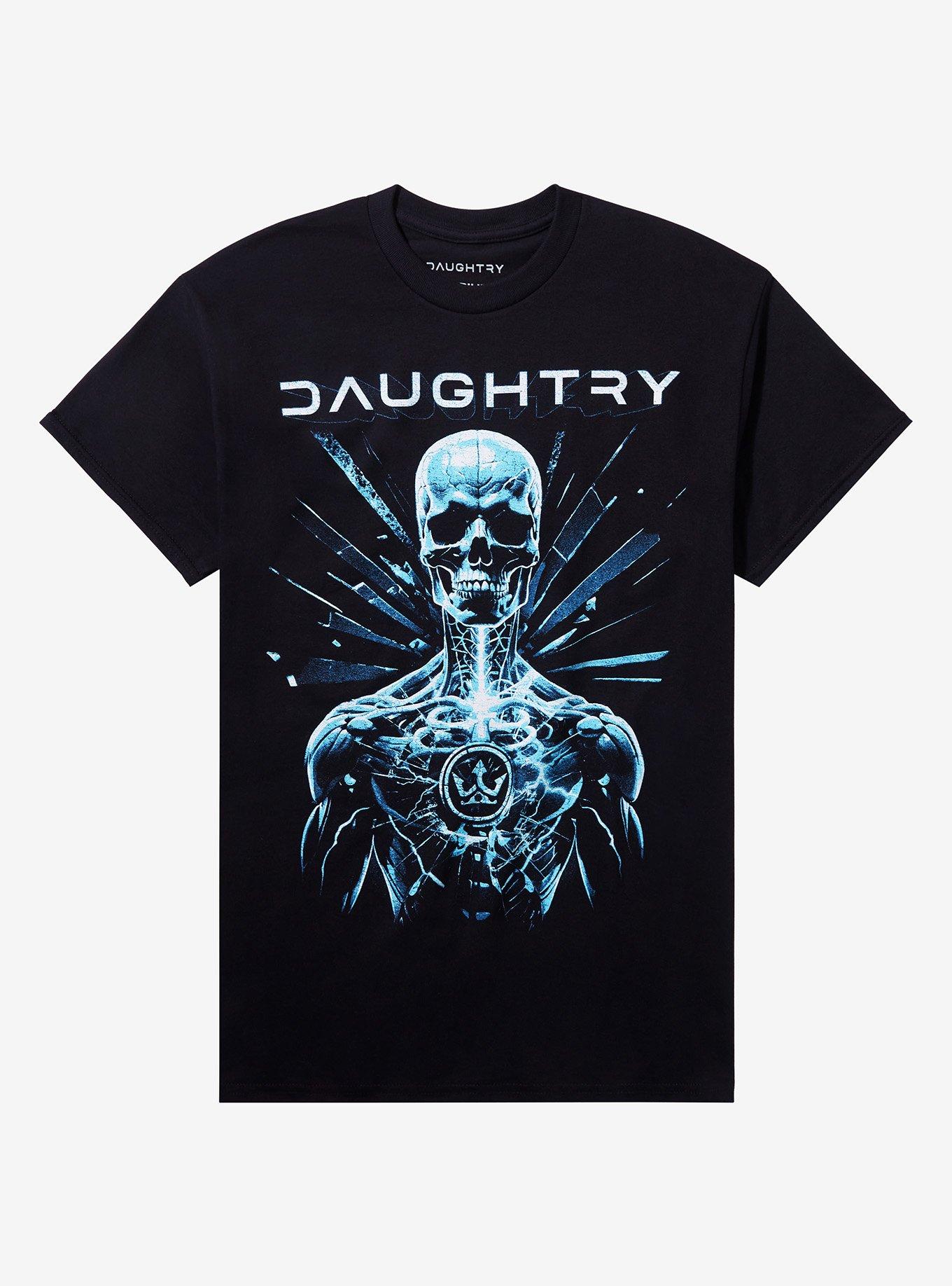 Daughtry Crown Symbol Skeleton T-Shirt
