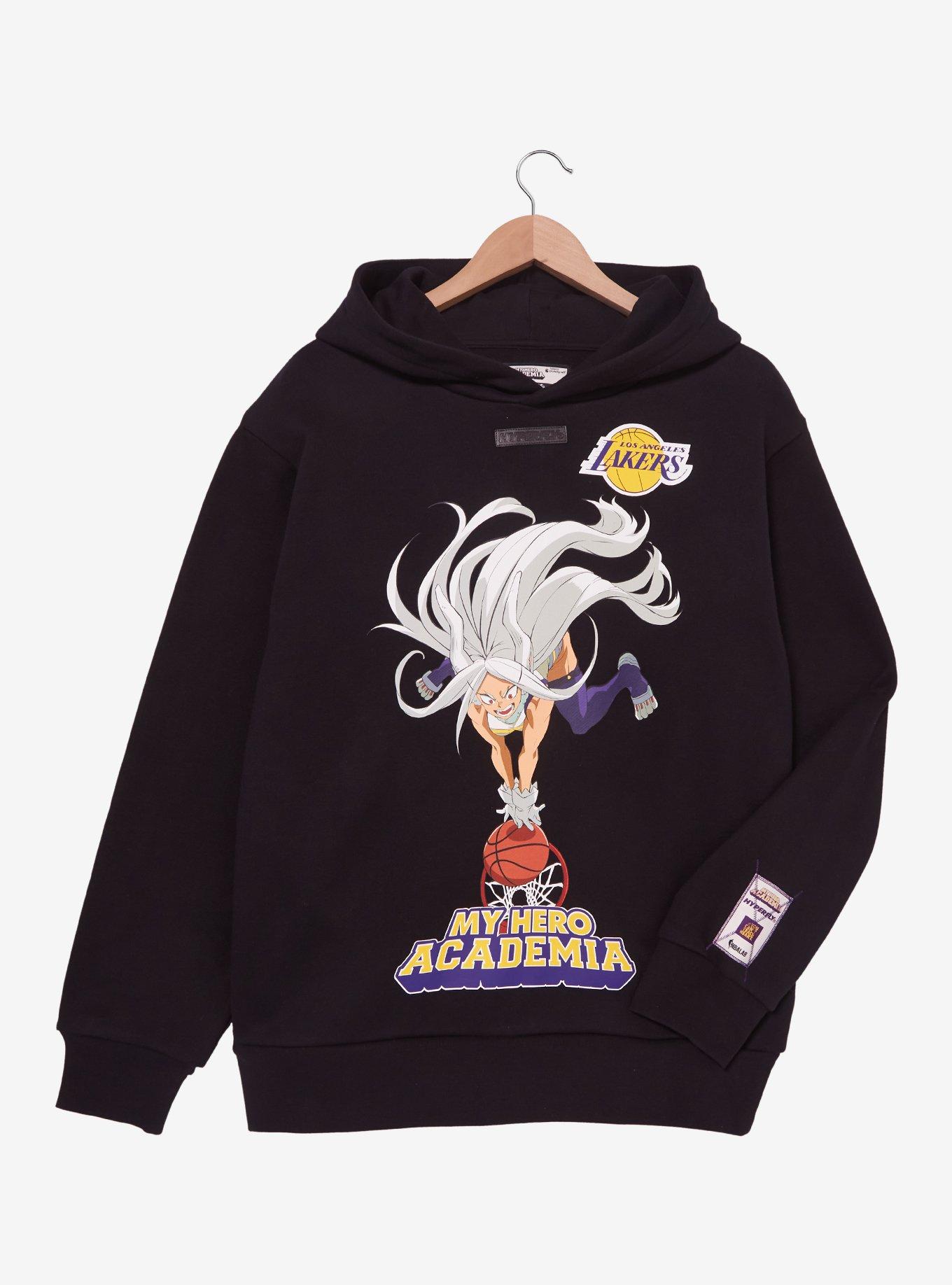 Hyperfly NBA x My Hero Academia Mirko Los Angeles Lakers Hoodie - BoxLunch Exclusive, , hi-res