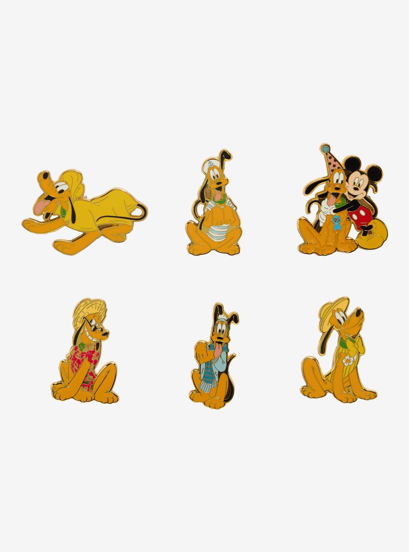 Loungefly Disney Pluto 95th Anniversary Blind Box Enamel Pin, , hi-res