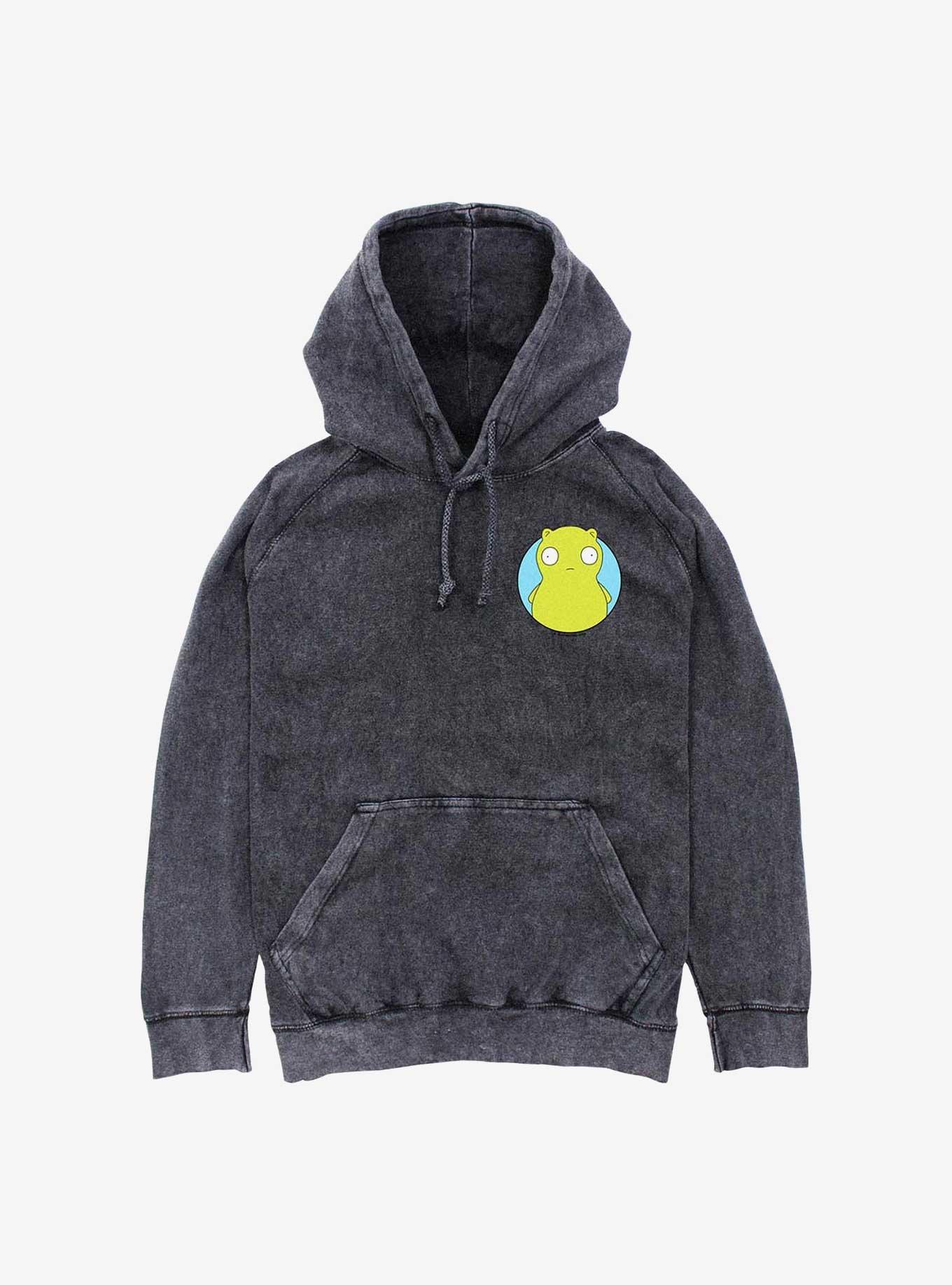 Bob's Burgers Kuchi Kopi Pocket Hit Mineral Wash Hoodie, , hi-res