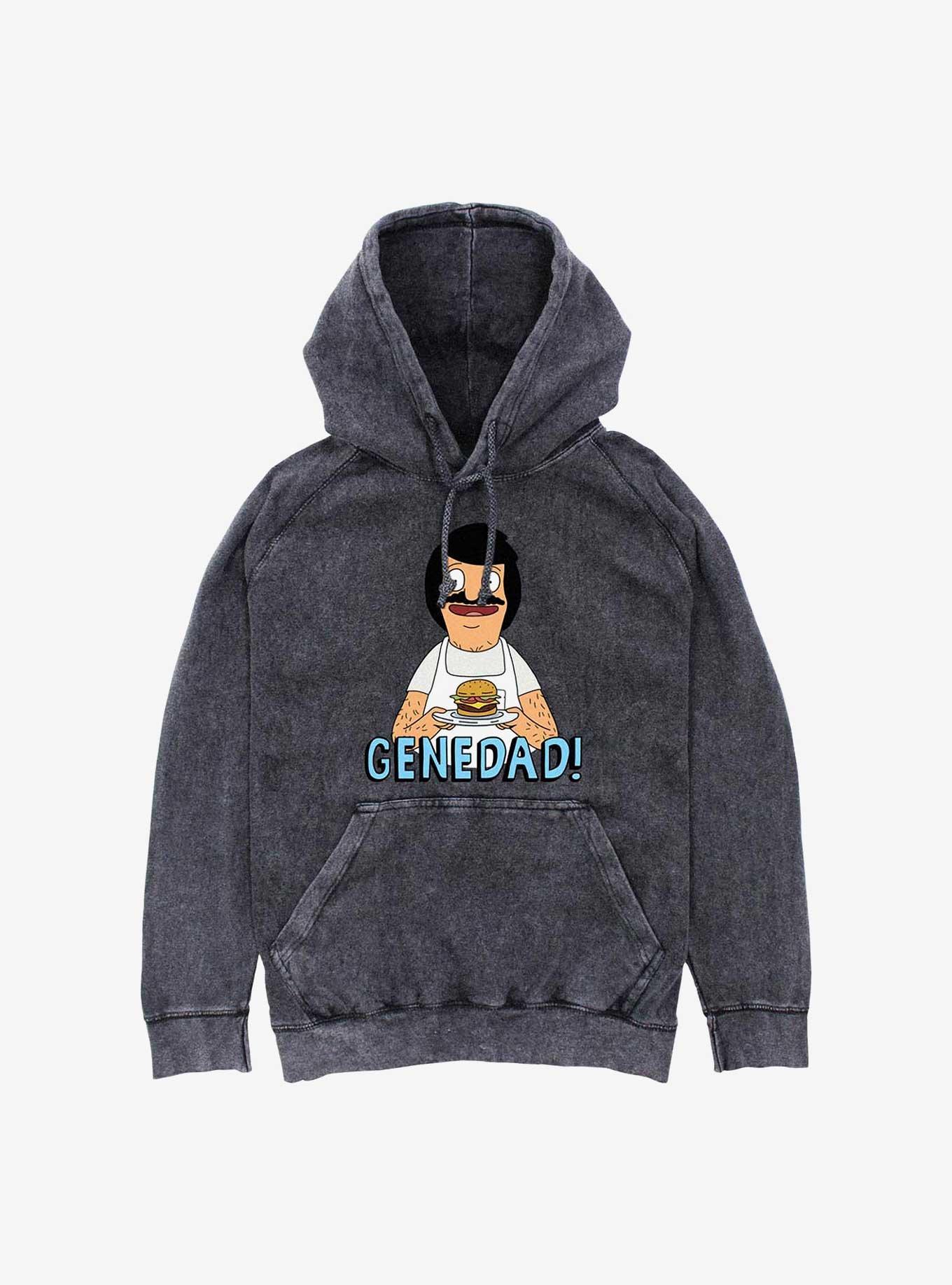 Bob's Burgers Gene Dad Mineral Wash Hoodie, , hi-res