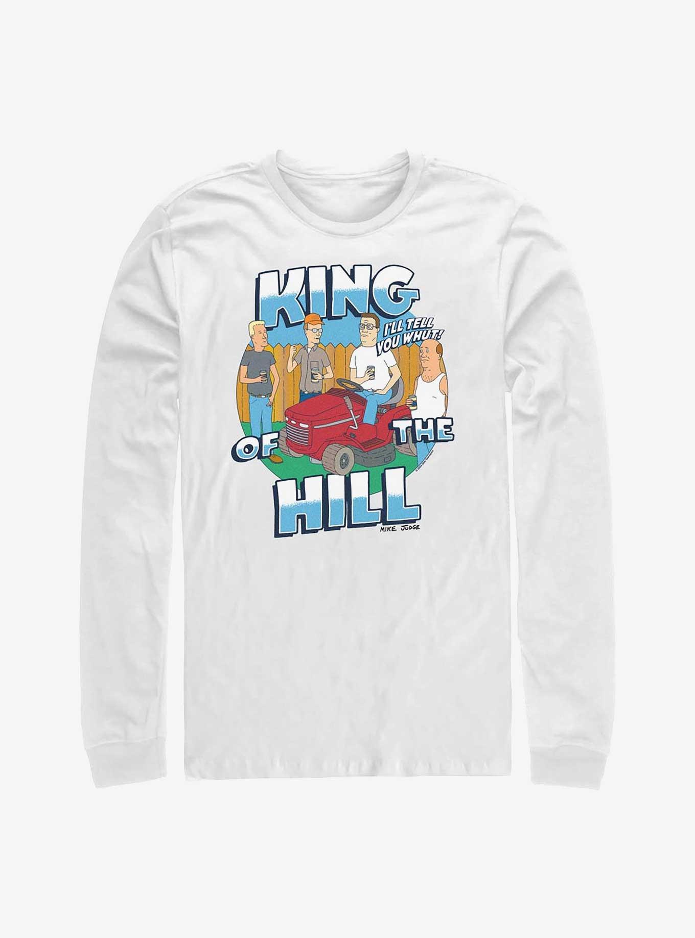 King of the Hill Whut Long-Sleeve T-Shirt, WHITE, hi-res