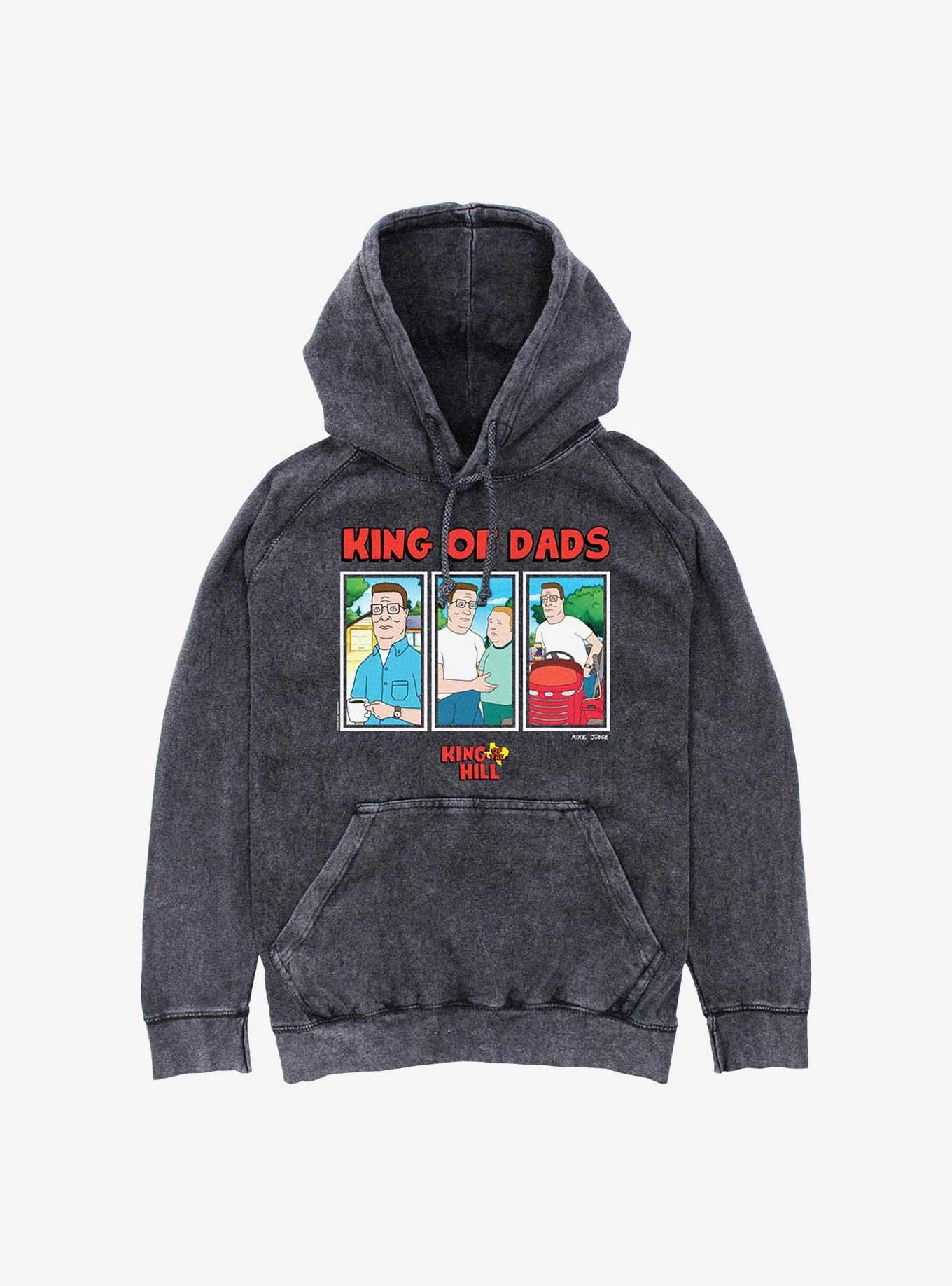 King of the Hill King Of Dads Mineral Wash Hoodie, , hi-res