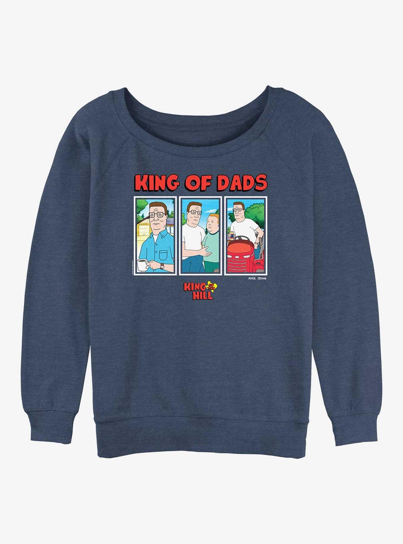 King of the Hill King Of Dads Girls Slouchy Sweatshirt, , hi-res