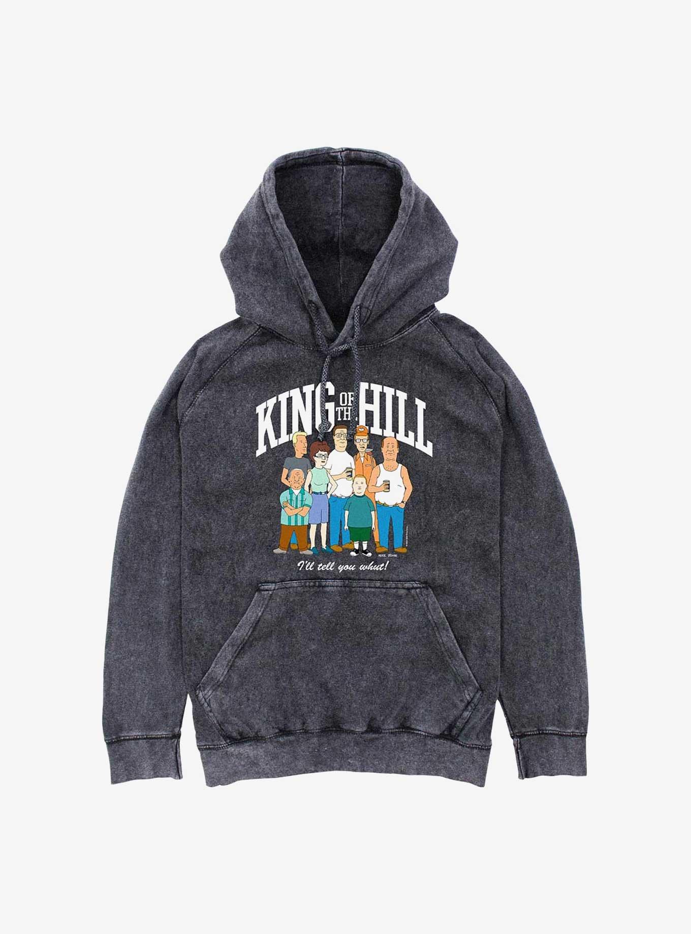 King of the Hill Group Athletic Mineral Wash Hoodie, , hi-res