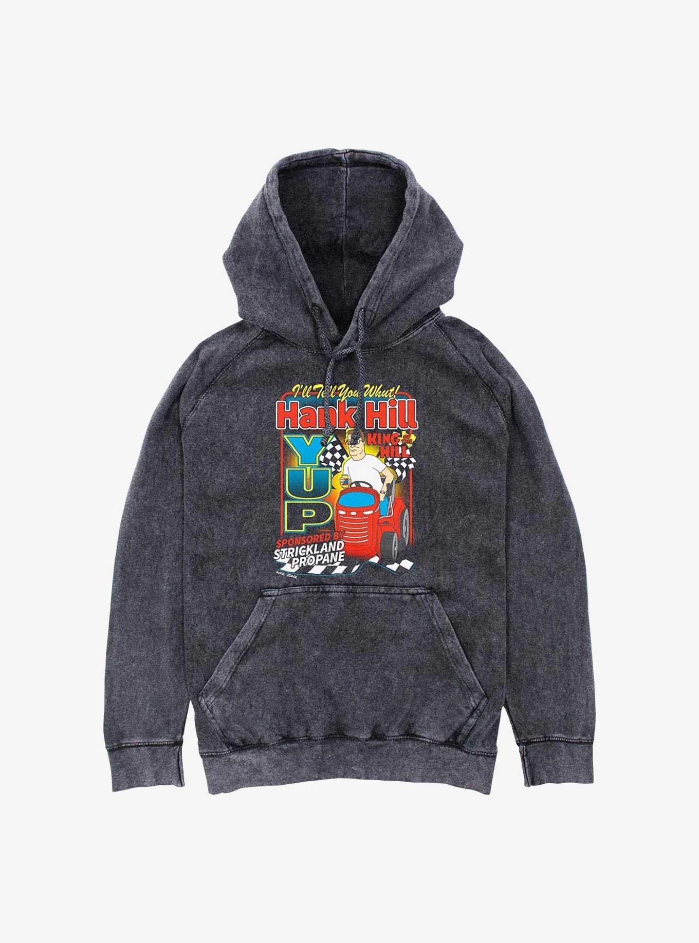 King of the Hill Hank Hill Yup Mineral Wash Hoodie, , hi-res