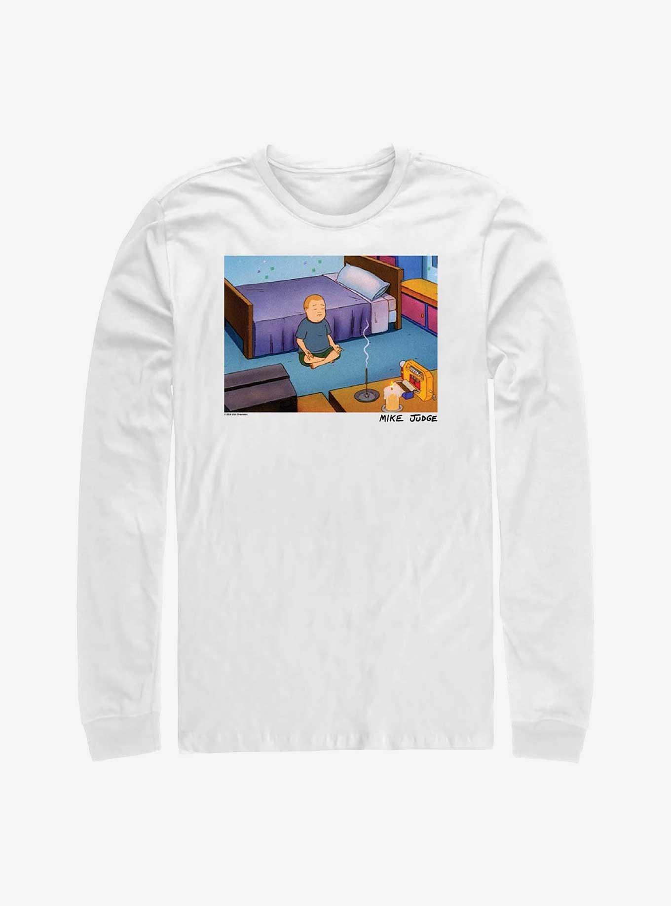 King of the Hill Bobby Meditating Long-Sleeve T-Shirt, , hi-res