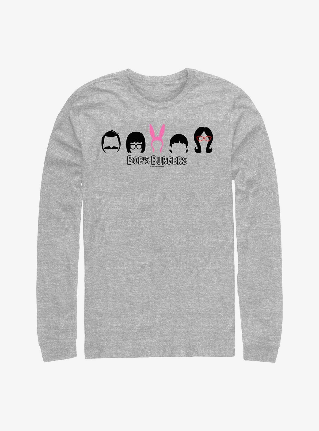 Bob's Burgers Hair Lineup Long-Sleeve T-Shirt