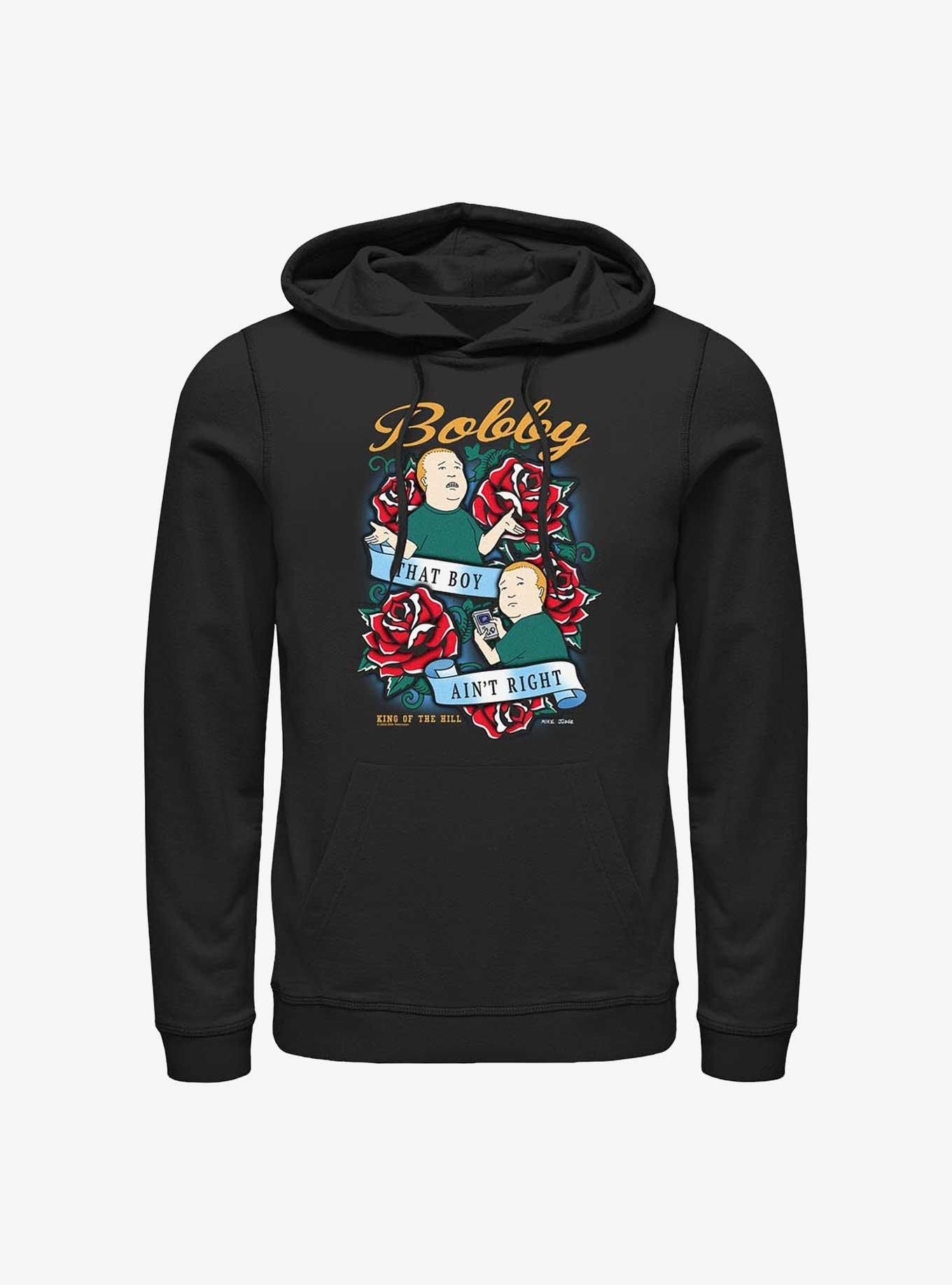 King of the Hill Bobby Tattoo Hoodie, , hi-res