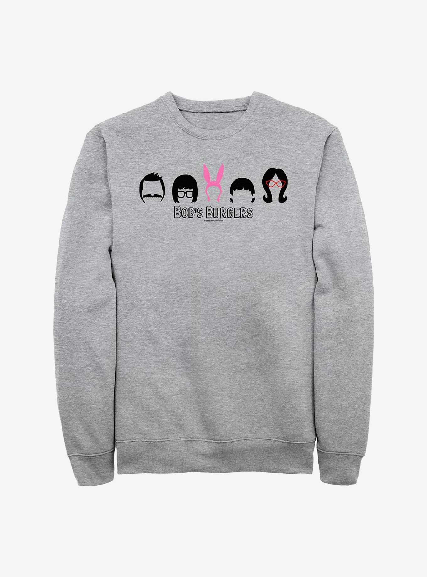 Bob's Burgers Hair Lineup Sweatshirt, , hi-res