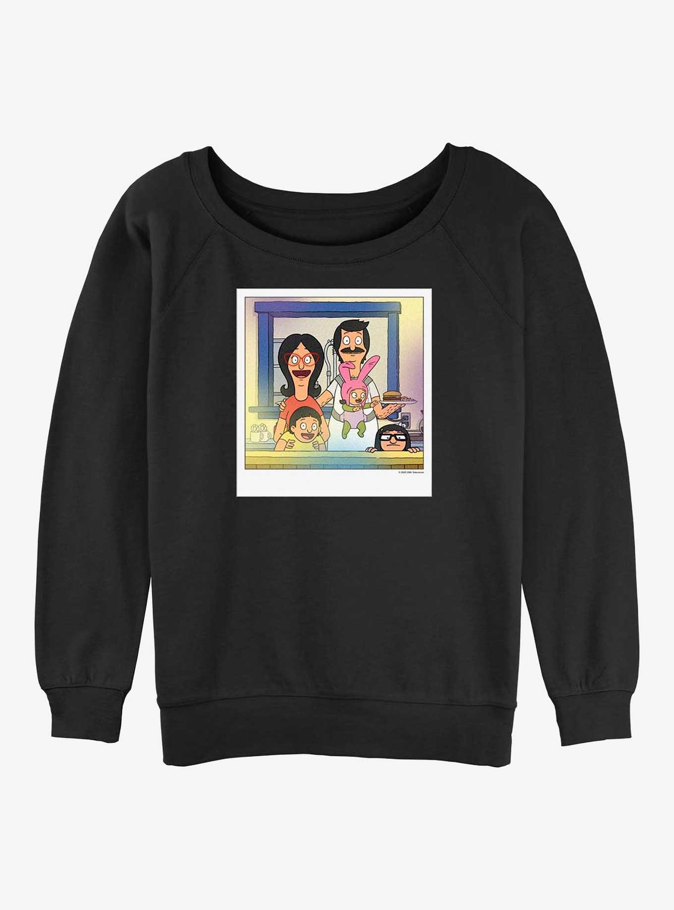 Bob's Burgers Belcher Polaroid Girls Slouchy Sweatshirt, , hi-res