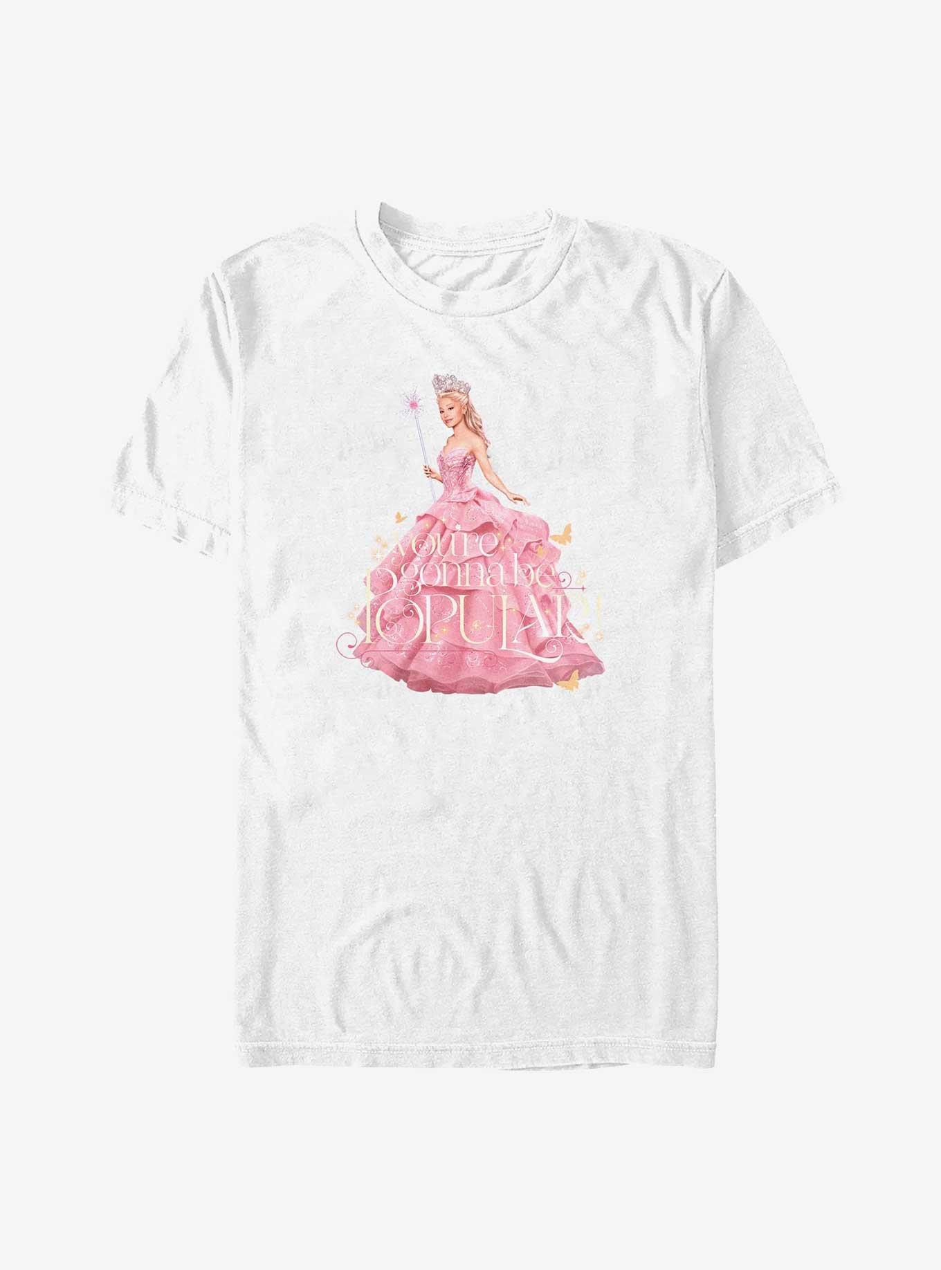 Wicked Glinda Gonna Be Popular Big & Tall T-Shirt, , hi-res