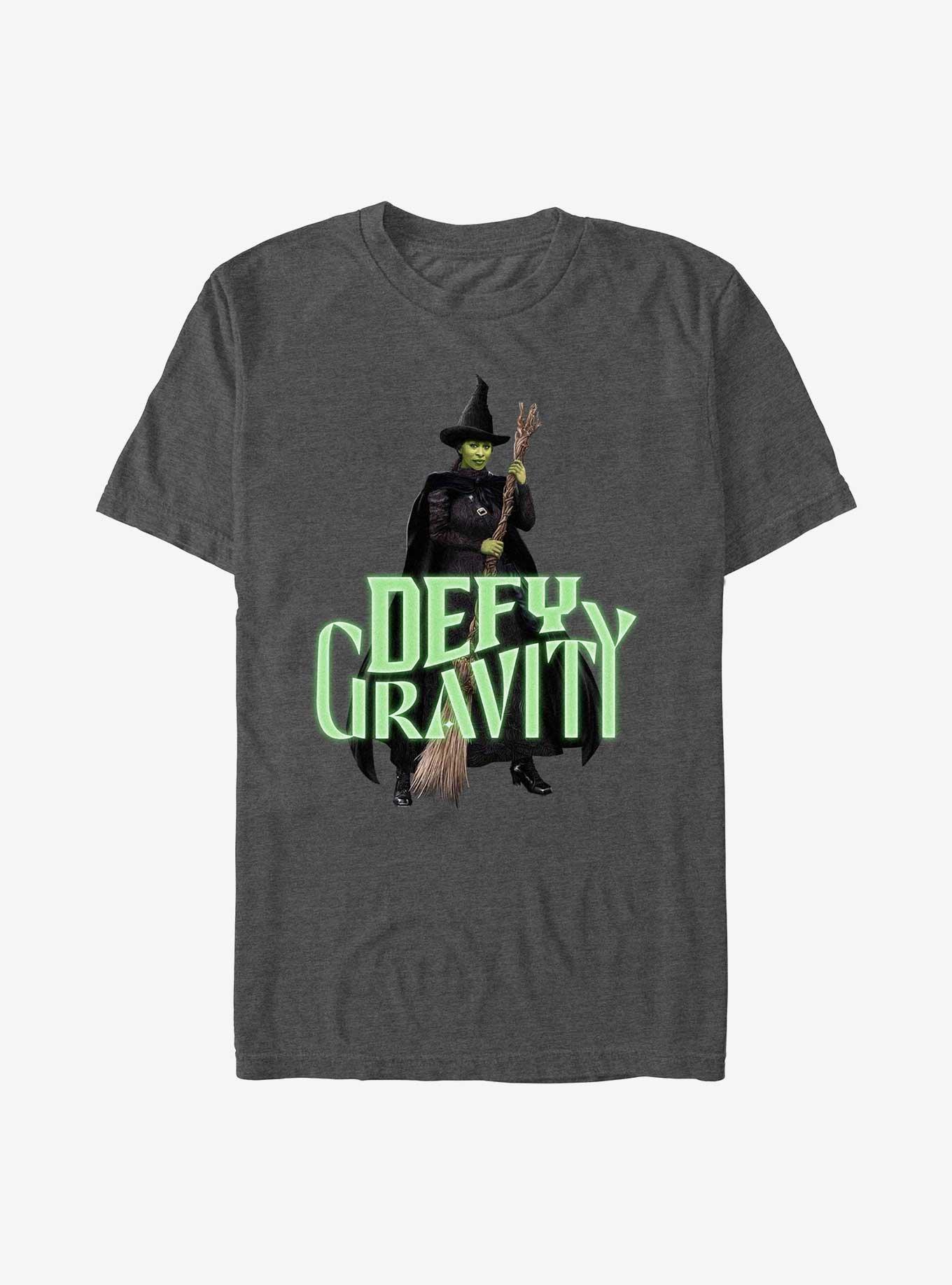 Wicked Elphaba Defy Gravity Big & Tall T-Shirt, CHAR HTR, hi-res