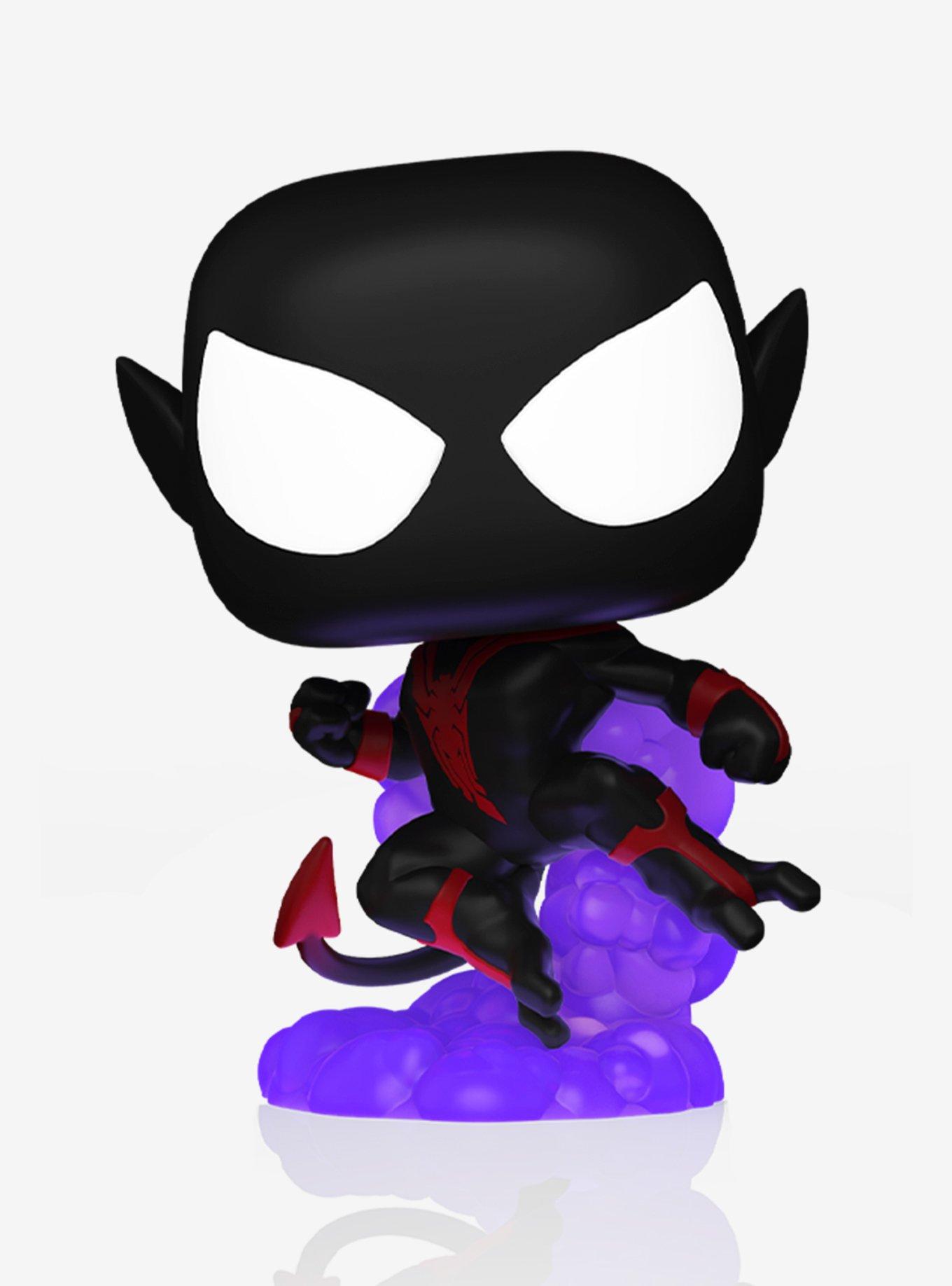 Funko Marvel Pop! Plus Glow-In-The-Dark Uncanny Spider-Man Vinyl Bobble-Head Hot Topic Exclusive, , hi-res