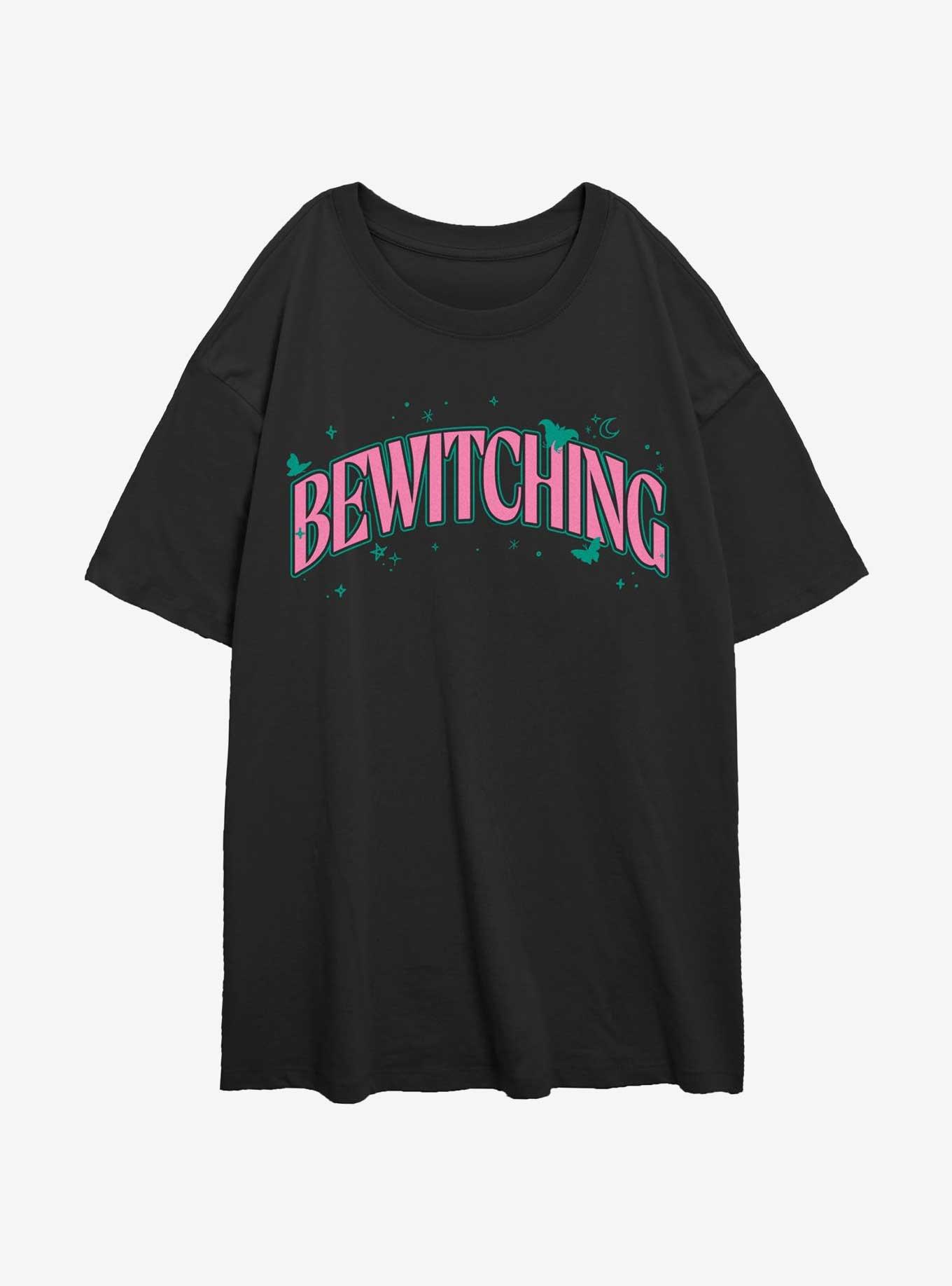Wicked Bewitching Girls Oversized T-Shirt, BLACK, hi-res