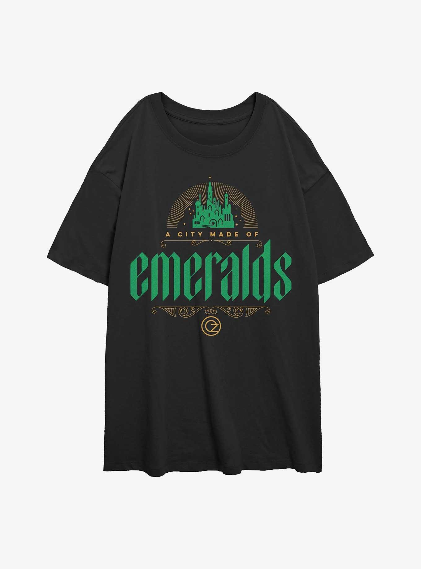 Wicked Emerald Oz Girls Oversized T-Shirt, , hi-res