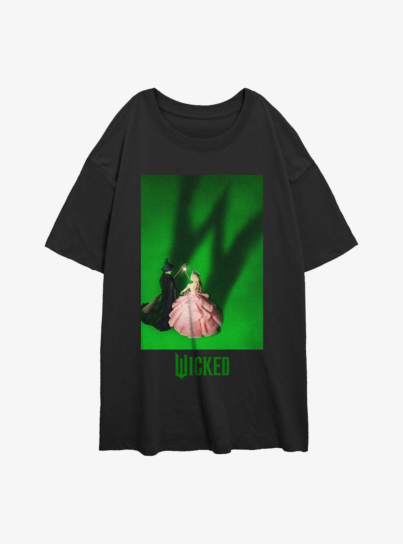 Wicked Elphaba & Glinda Poster Girls Oversized T-Shirt, , hi-res